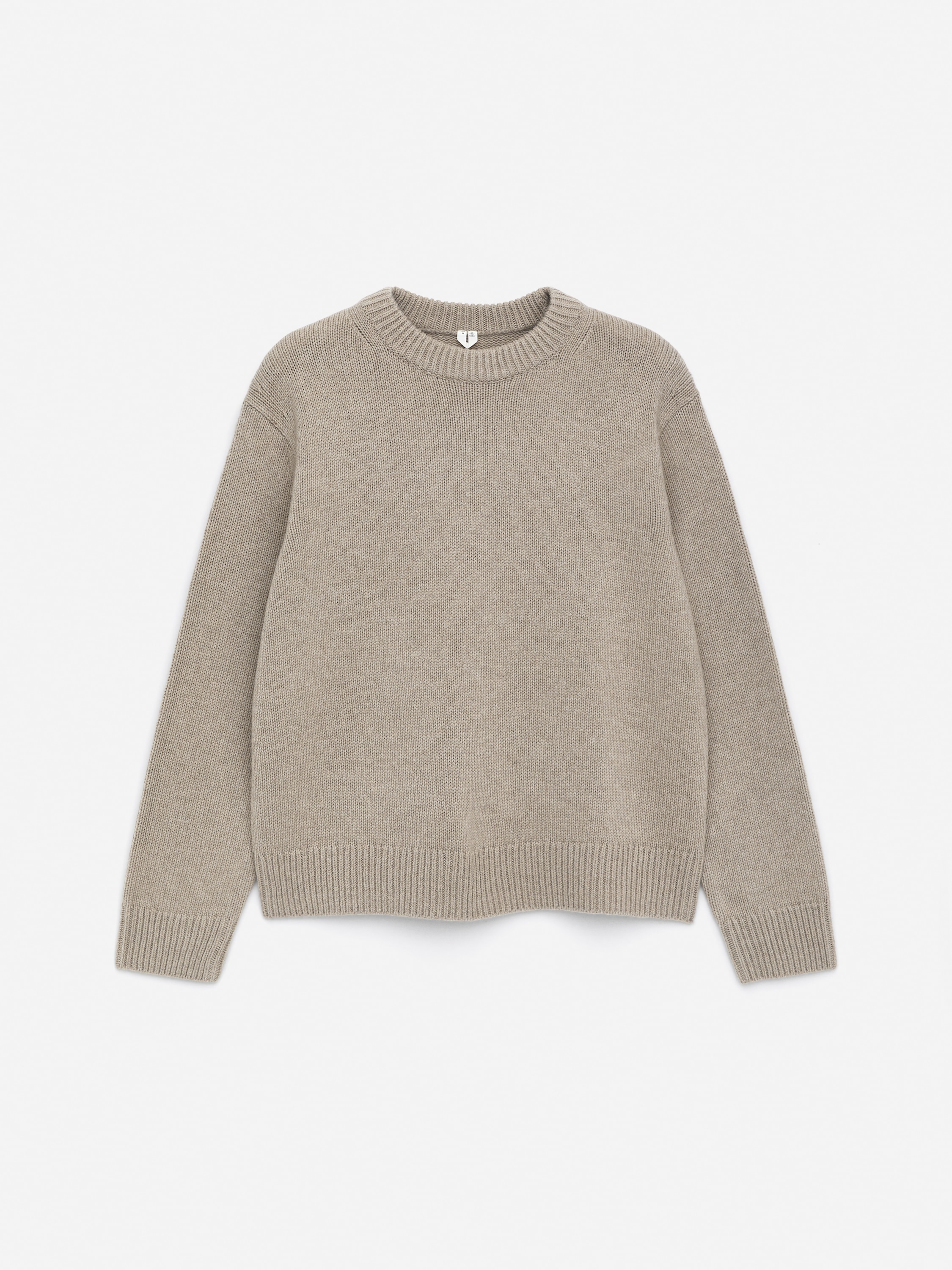 Pull en maille de laine épaisse - Beige chiné/Gris clair chiné/Bleu foncé/Bordeaux/Blanc cassé/Charbon chiné/Marron foncé/Bleu moyen