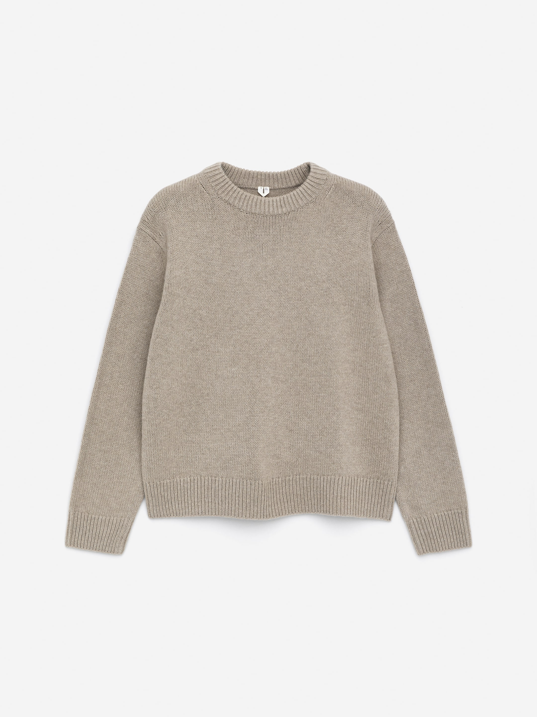 Ingrandisci l'immagine: Heavy Knit Wool Jumper - Beige Melange - UOMO | H&M CH 5