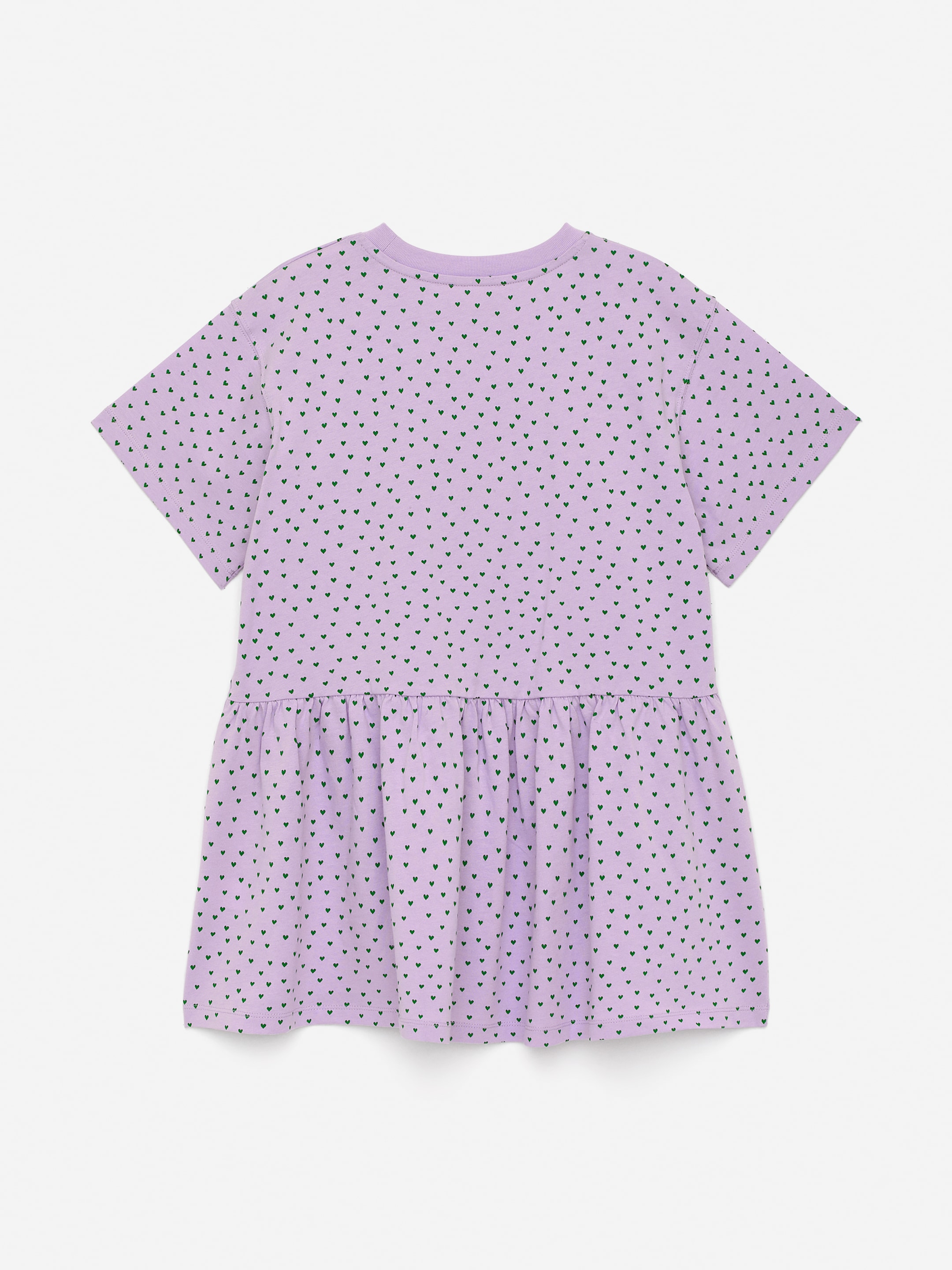 Größeres Bild ansehen: Jerseykleid mit Rüschen - Flieder/Herzen in Grün - Kids | H&M DE 2