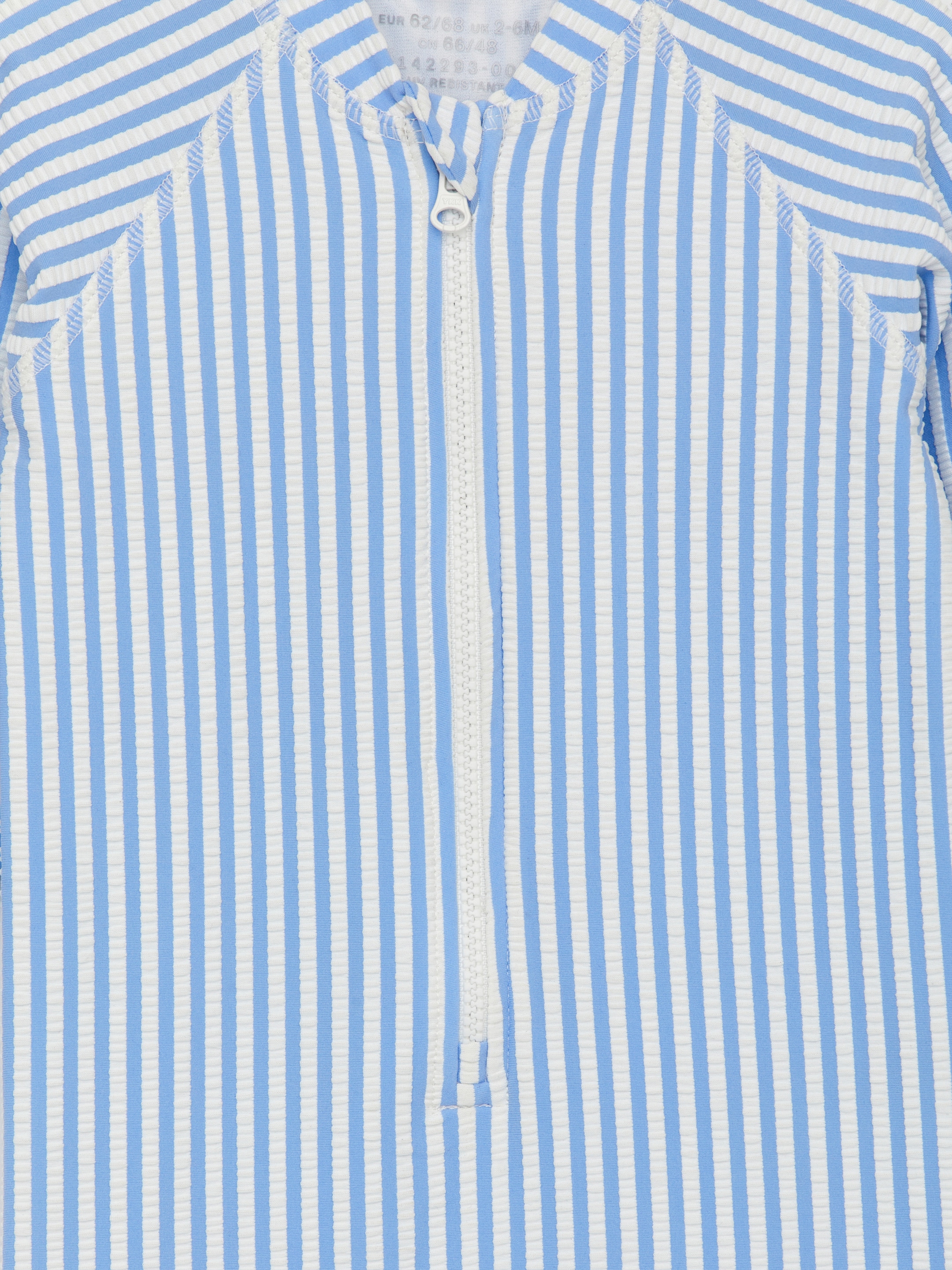 Agrandir l'image: Combinaison de natation longue en seersucker UV - Bleu clair/Blanc - ENFANT | H&M CH 3