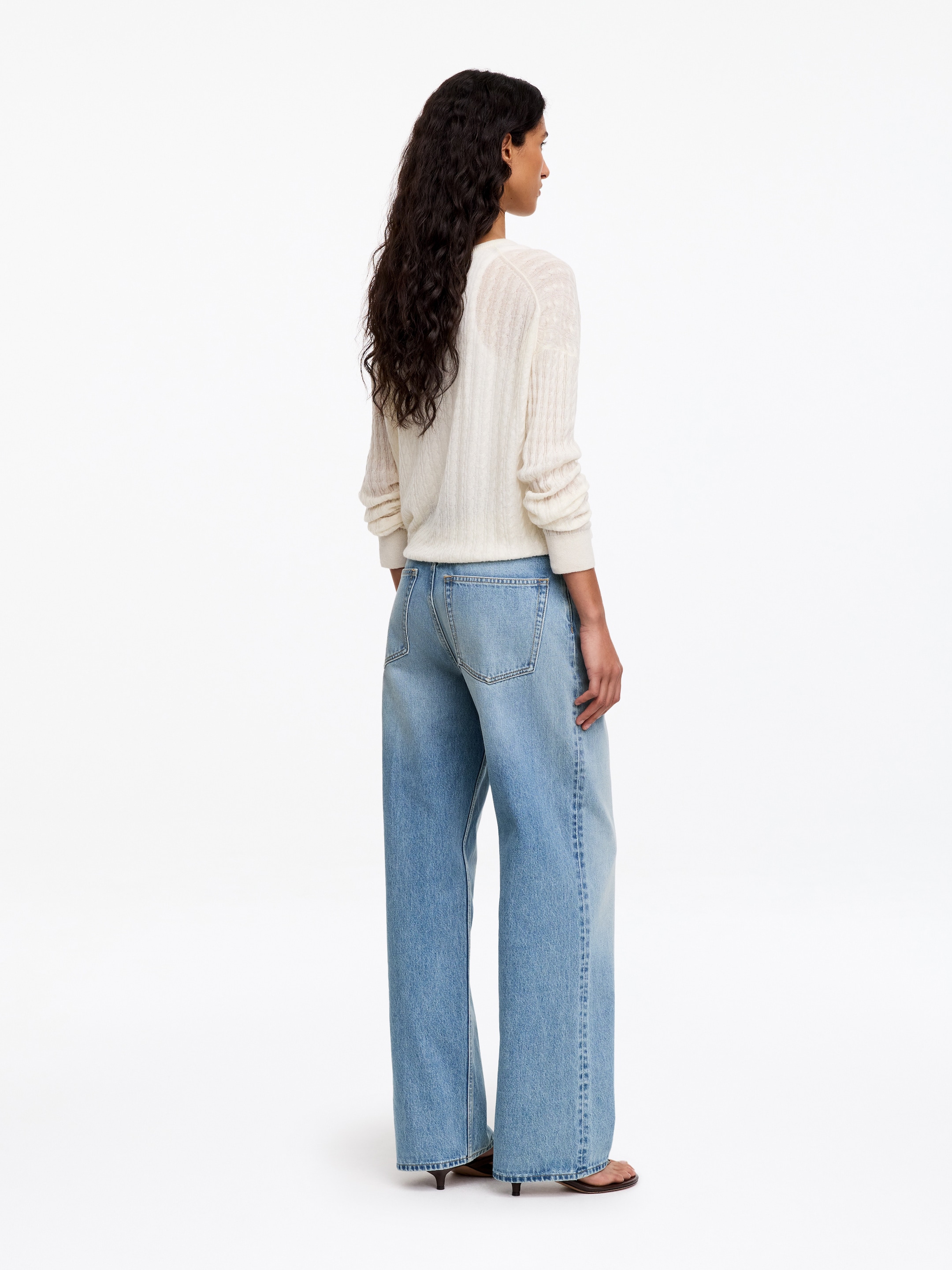 Vaqueros wide CORAL - Azul lavado - Corte relajado - Women - StillMedia/Lookbook - 2