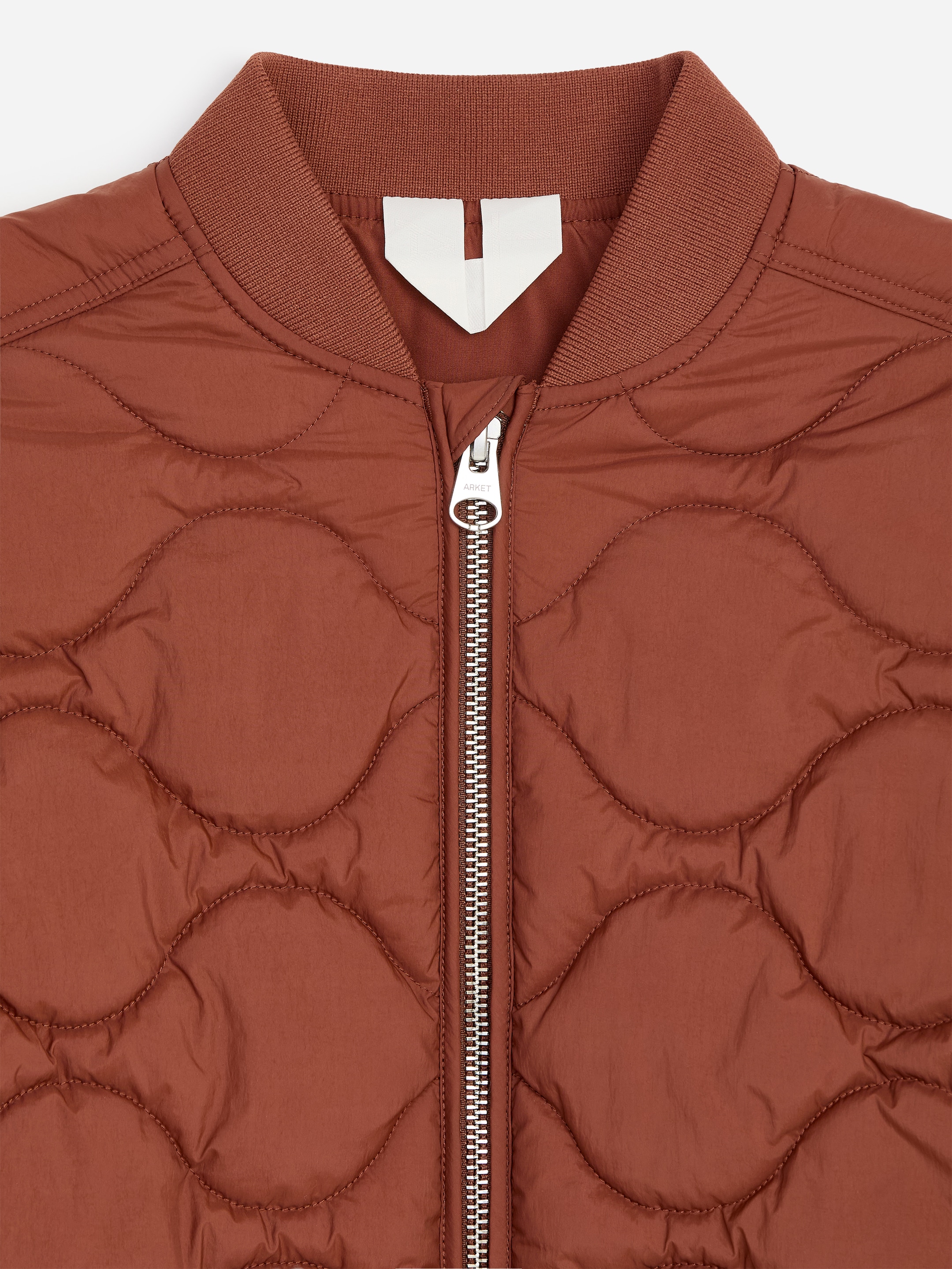 Quilted Lightweight Jacket - Rust - Regular fit - Children - StillMedia/DescriptiveDetail - 1
