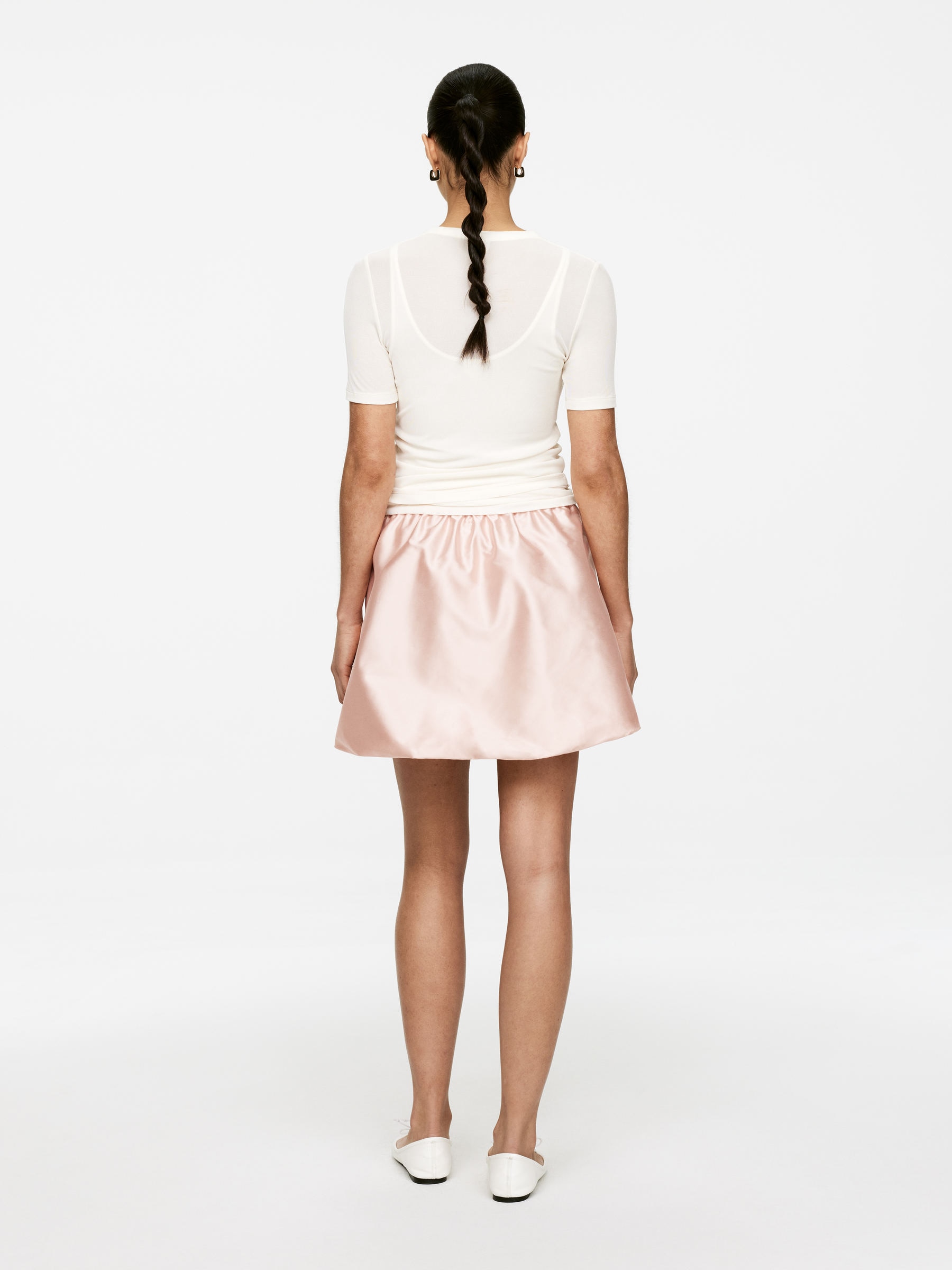 Balloon-Hem Skirt - Pink - Regular fit - Women - StillMedia/Lookbook - 6