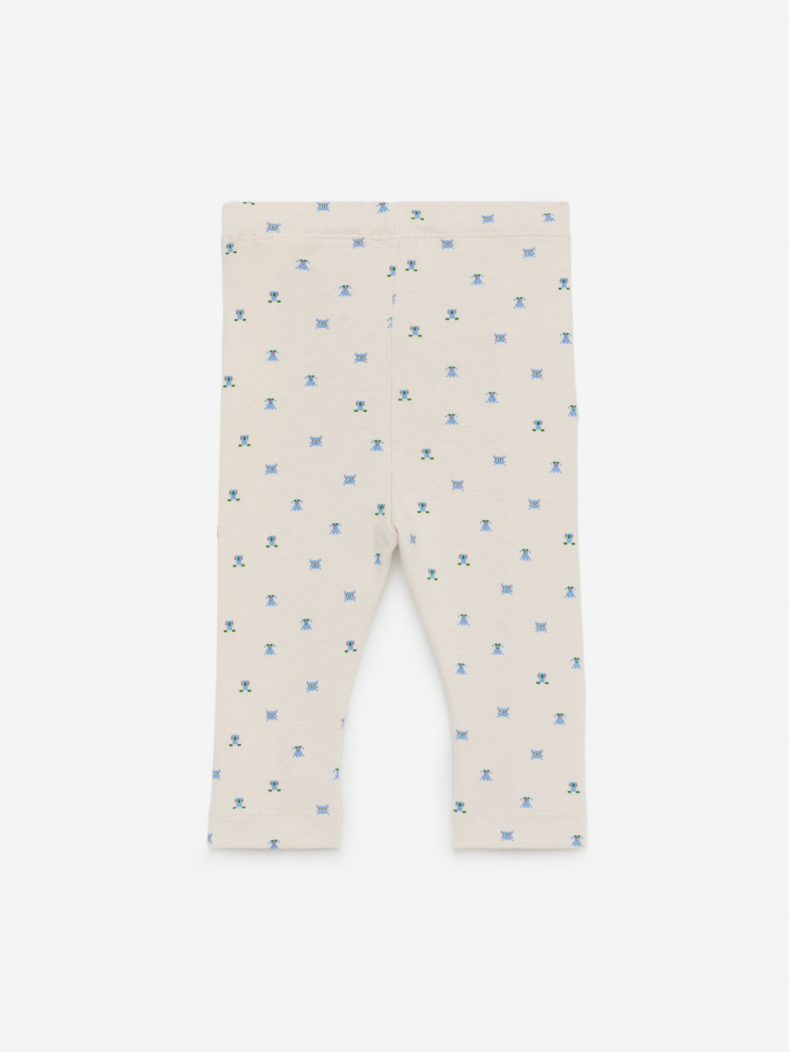 Legging en jersey - Écru/Monstres - 2