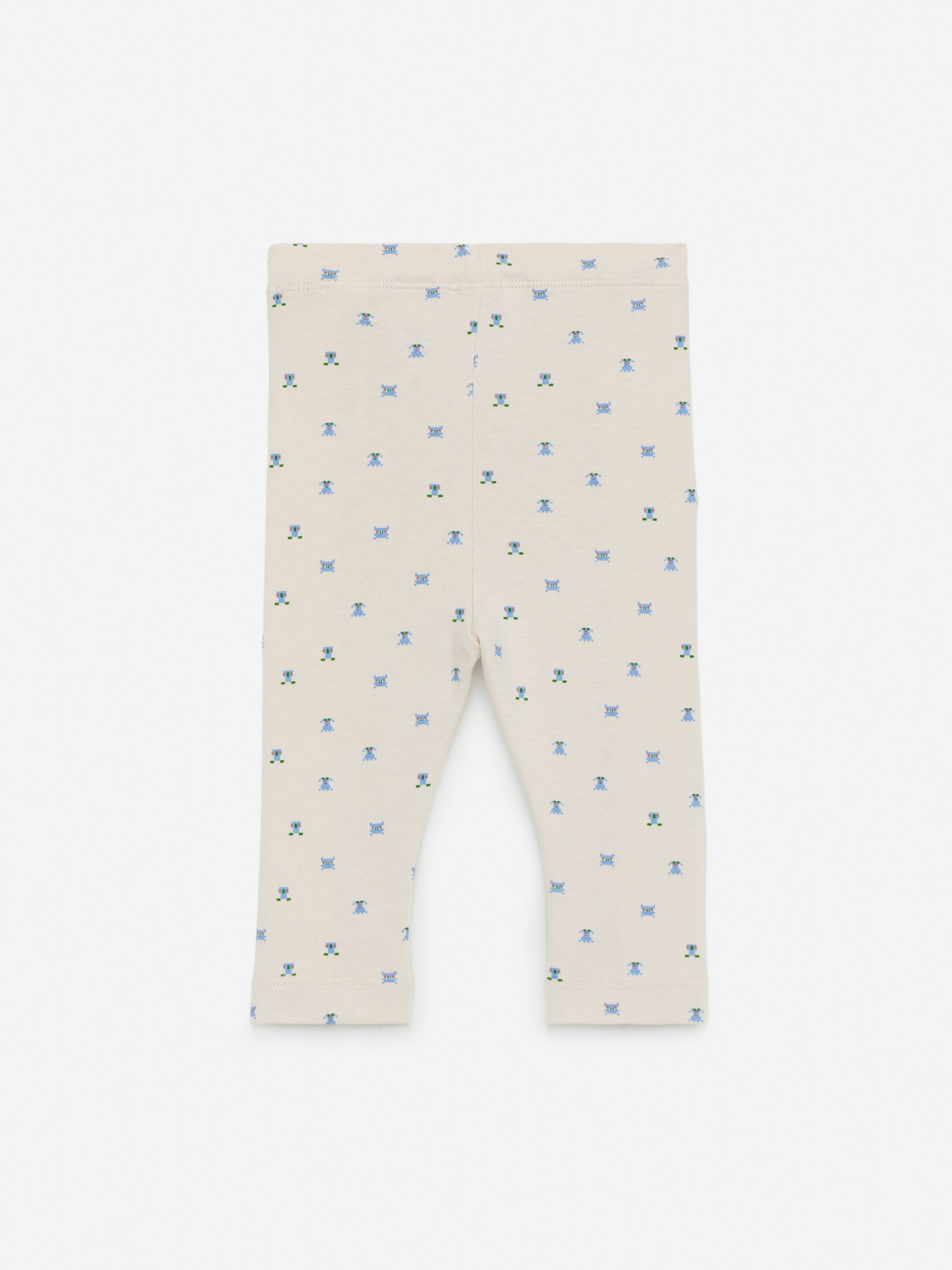 View larger image: Jersey Leggings - Off White/Monsters - Kids | H&M GB 2