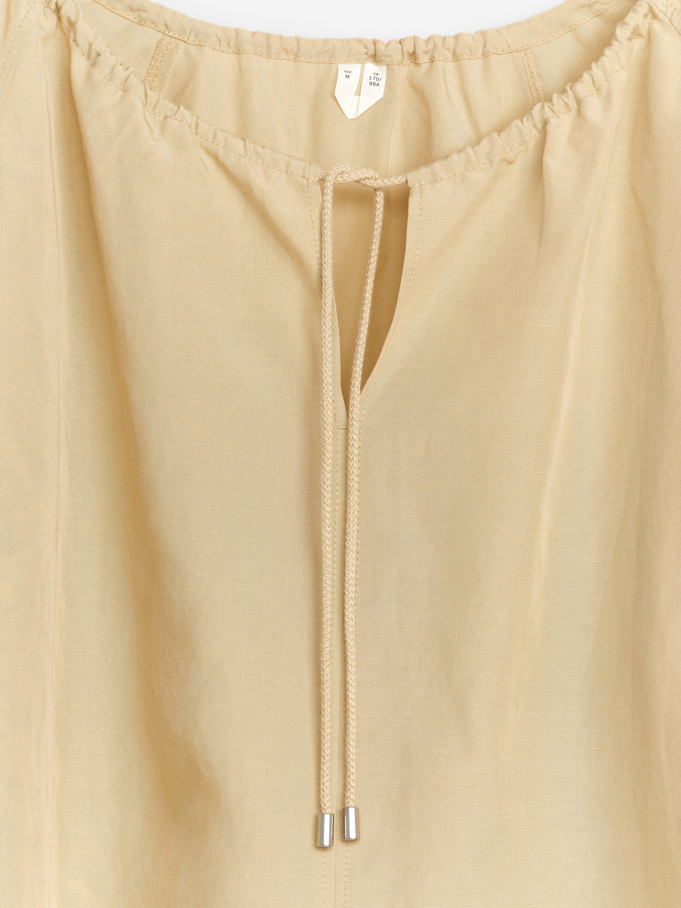 Lyocell-Linen Blouse - Yellow - Relaxed fit - Women - StillMedia/DescriptiveDetail - 1