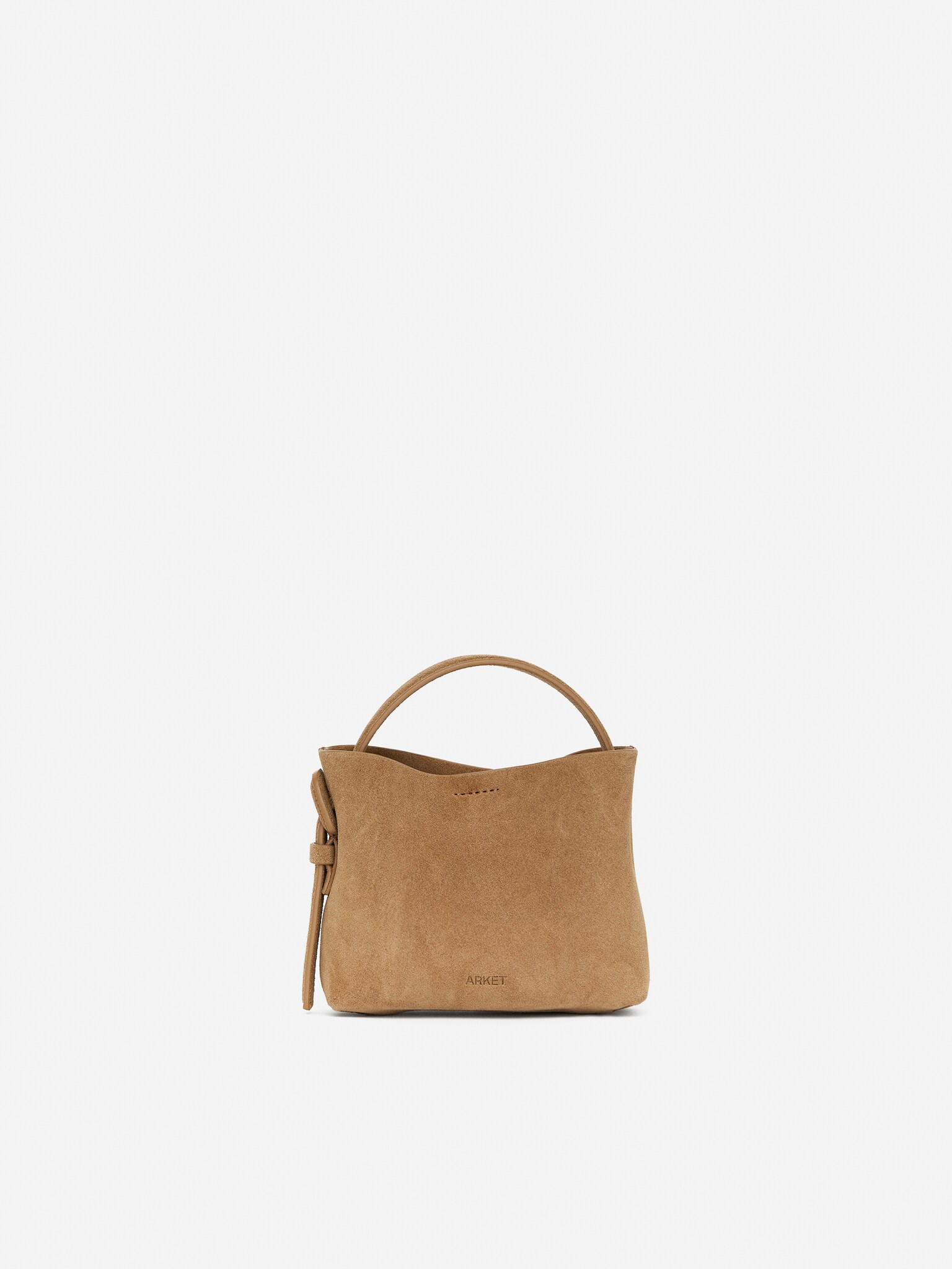 Sac bandoulière en daim - Beige