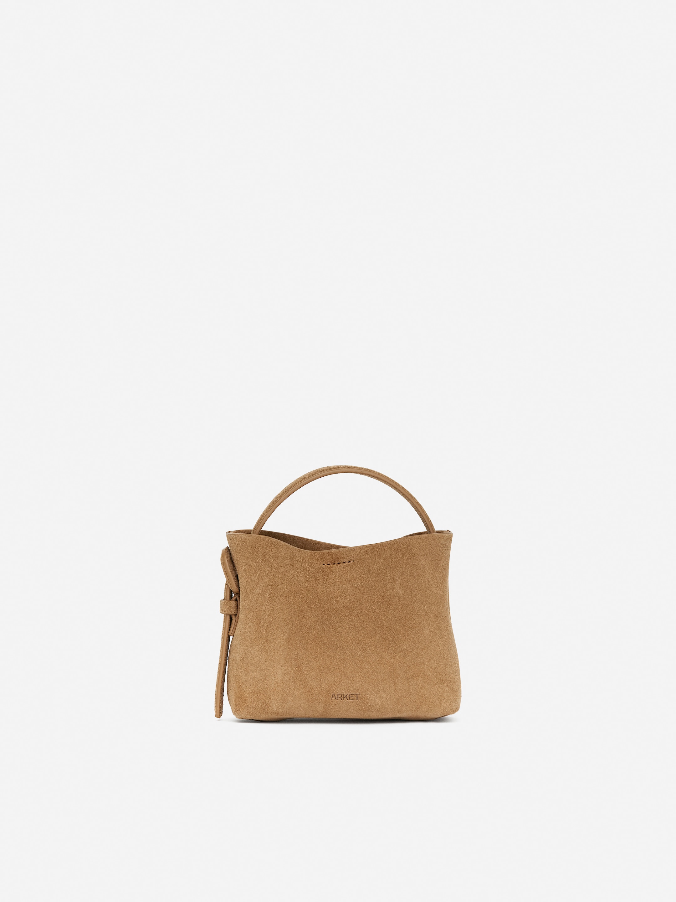 Ver imagem maior: Mala de tiracolo em camurça - Bege - SENHORA | H&M PT 1