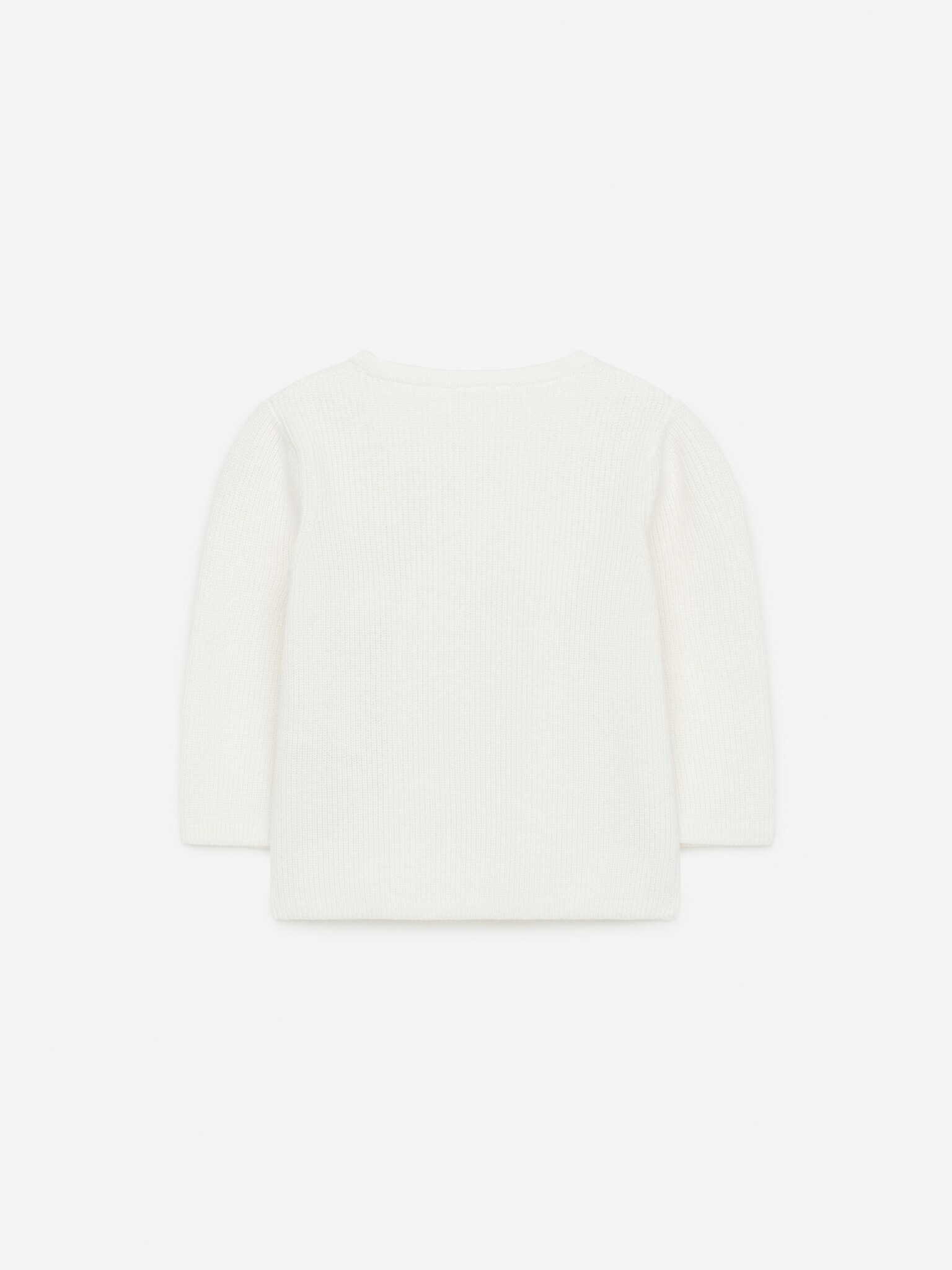 Cardigan en coton doux pour nouveau-né - Blanc - 2