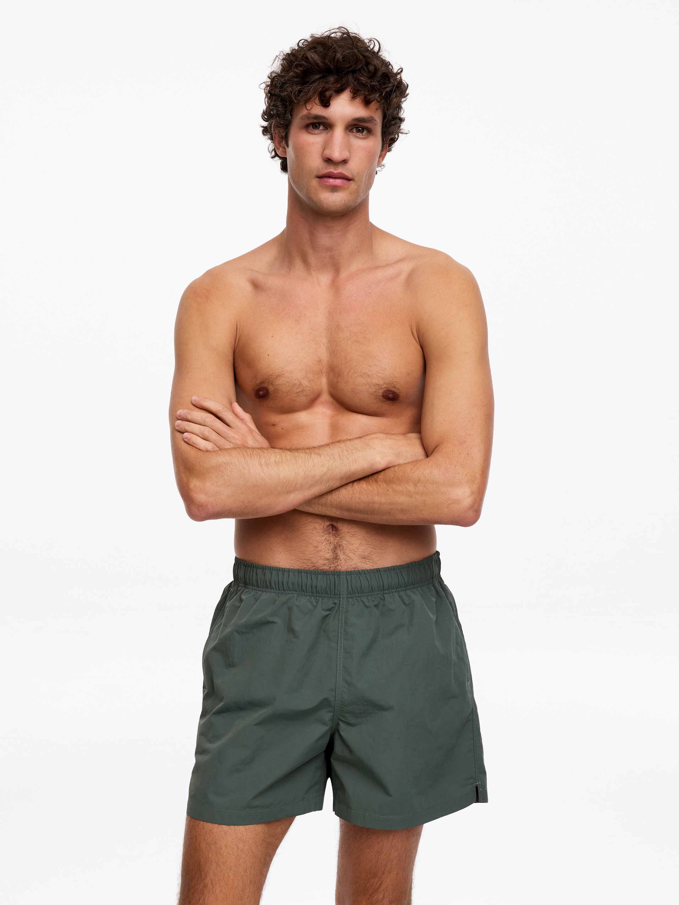 Swim Shorts - Green - Fason normalny - Men - StillMedia/Lookbook - 9