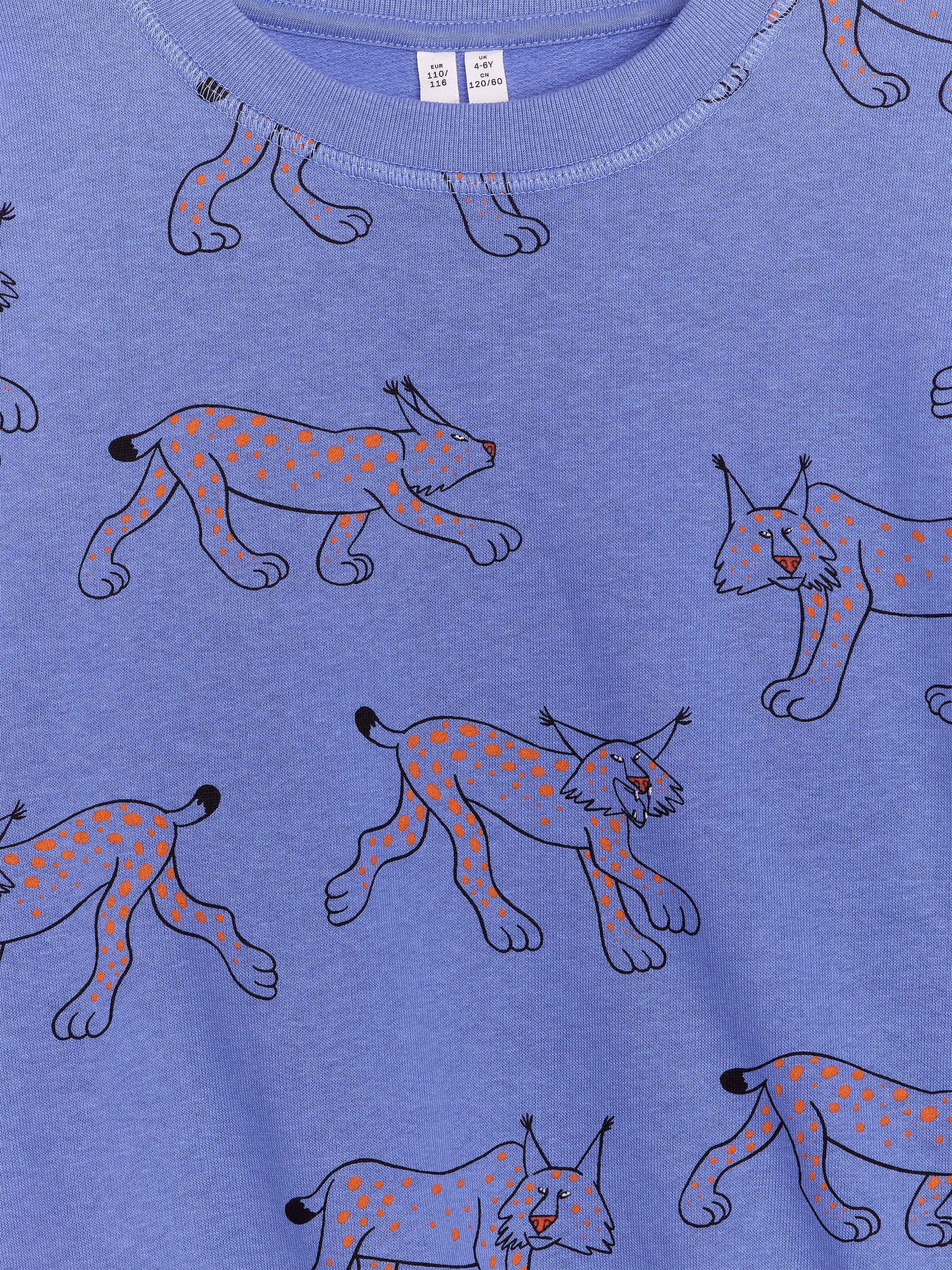Relaxed Sweatshirt - Blue/Lynx - Relaxed fit - Children - StillMedia/DescriptiveDetail - 1