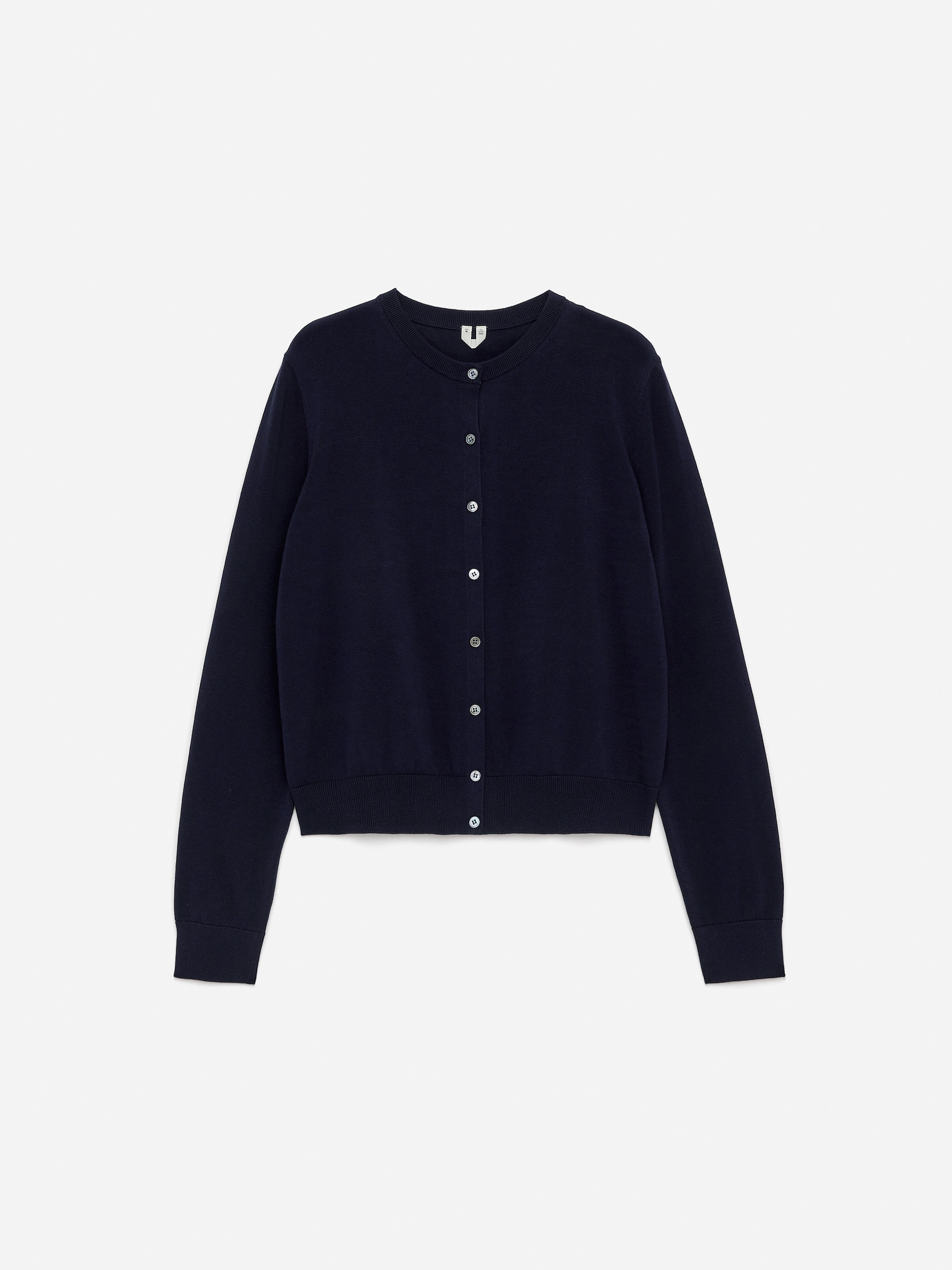 Grösseres Bild ansehen: Strickjacke aus Baumwolle - Dunkelblau - DAMEN | H&M CH 5
