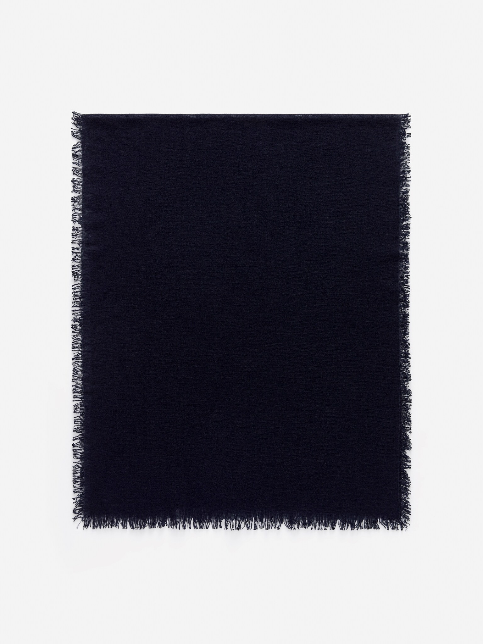 Écharpe en laine légère - Bleu foncé/Gris foncé/Beige/Multicolore - 2
