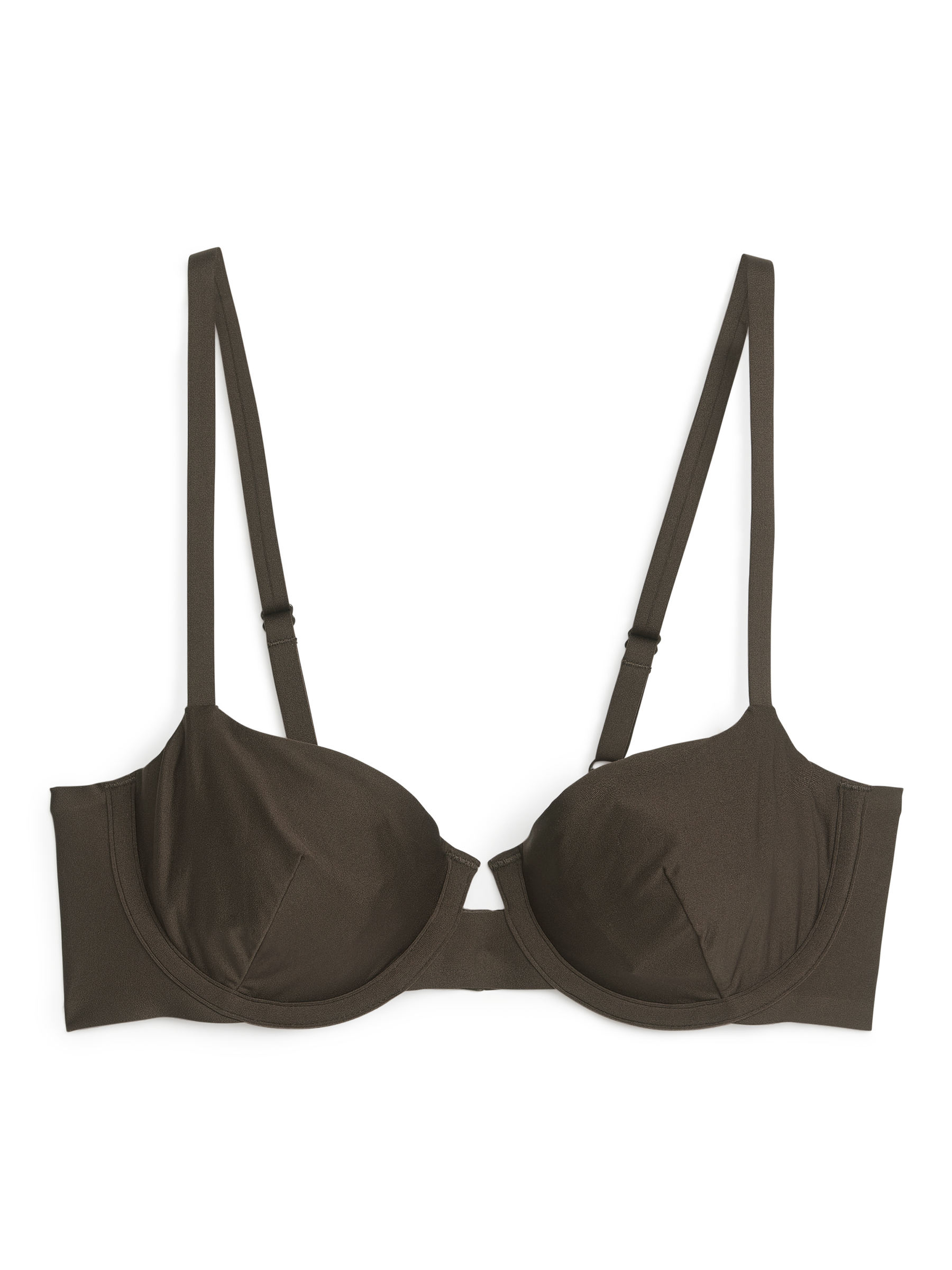 Balconette Bra-Brown-5736