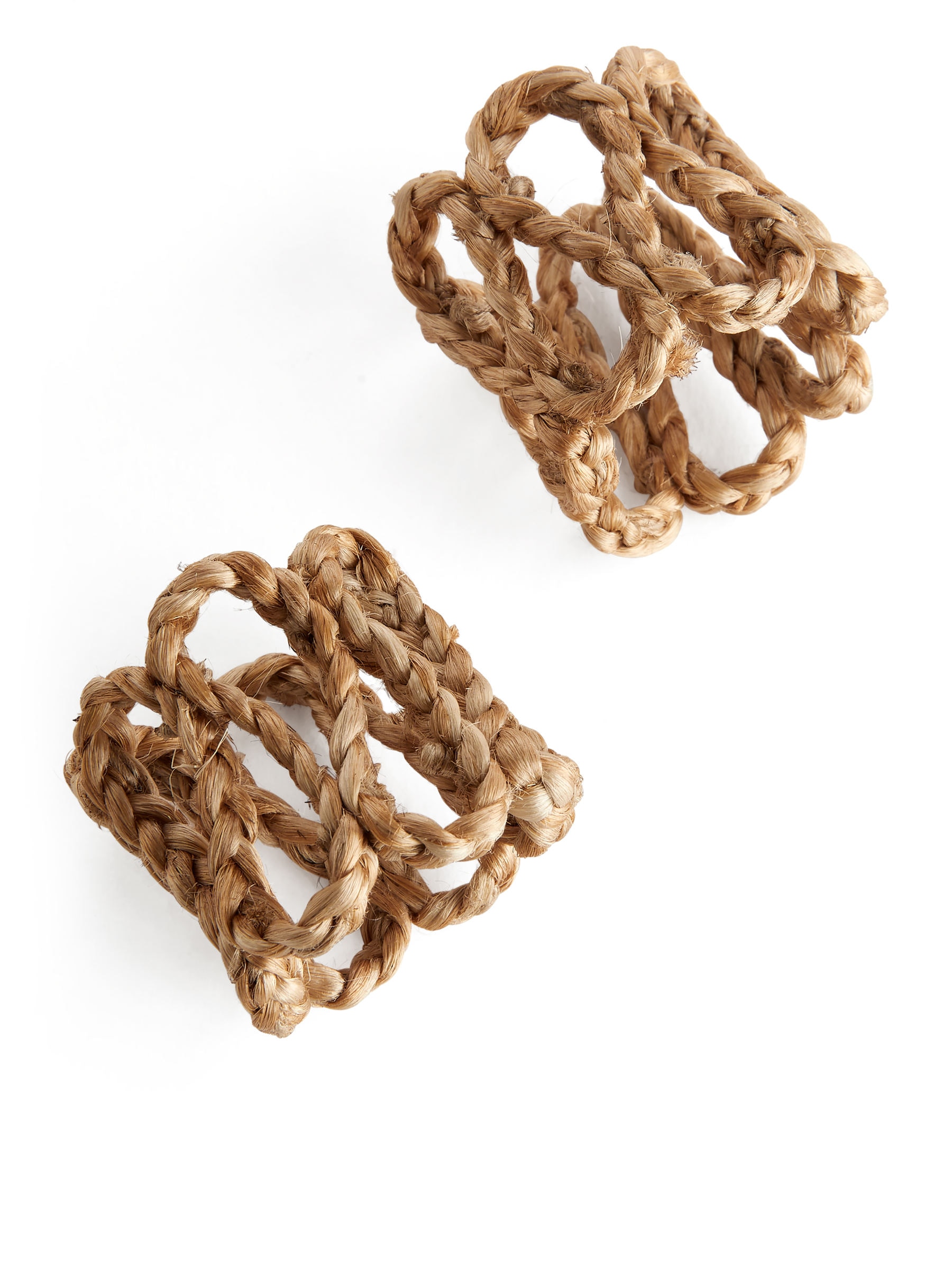 Napkin Rings Set of 2-#D0C2AA-6435