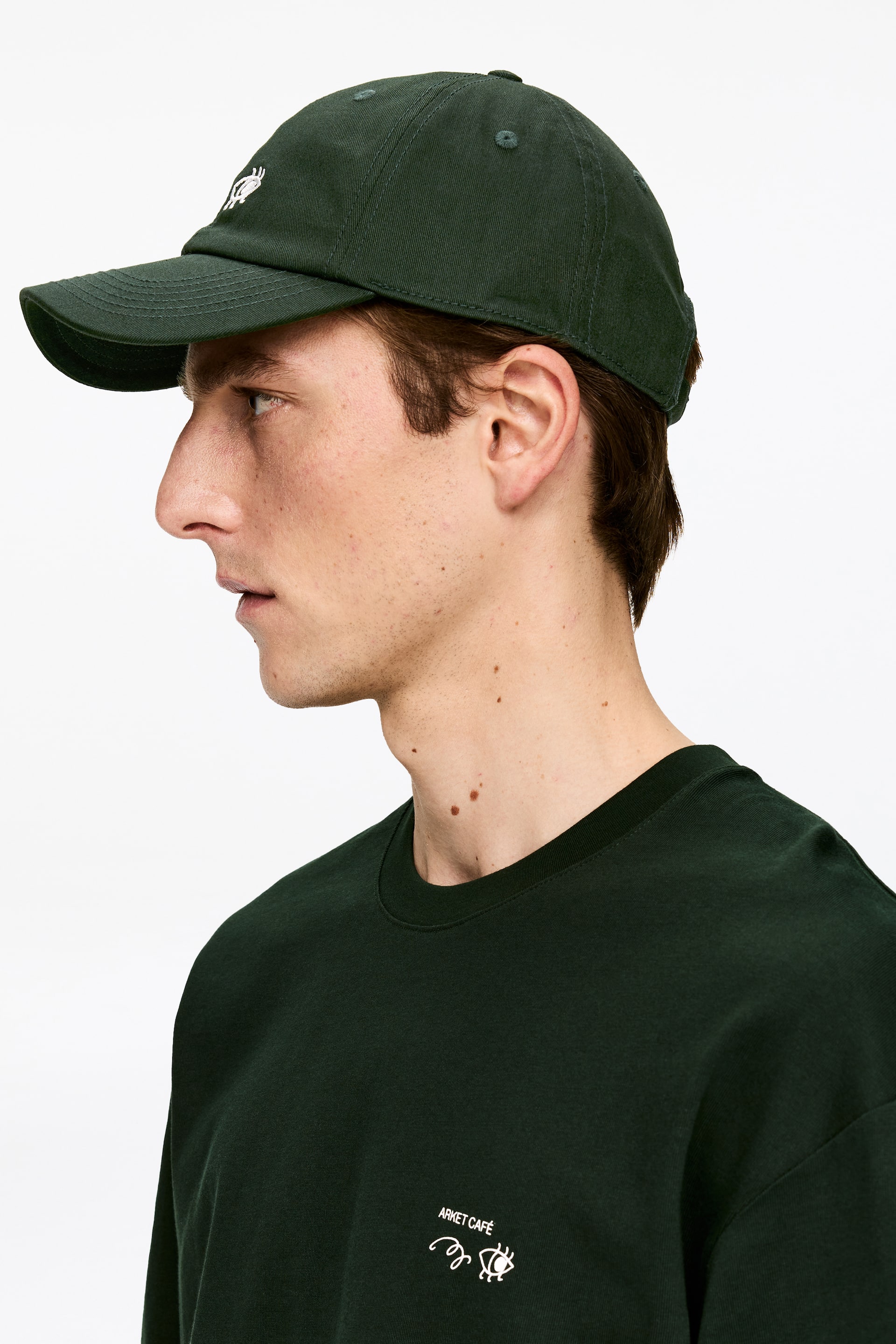 Visualizza immagine più grande: Cappellino ARKET CAFÉ - Verde scuro - UOMO | H&M IT 1