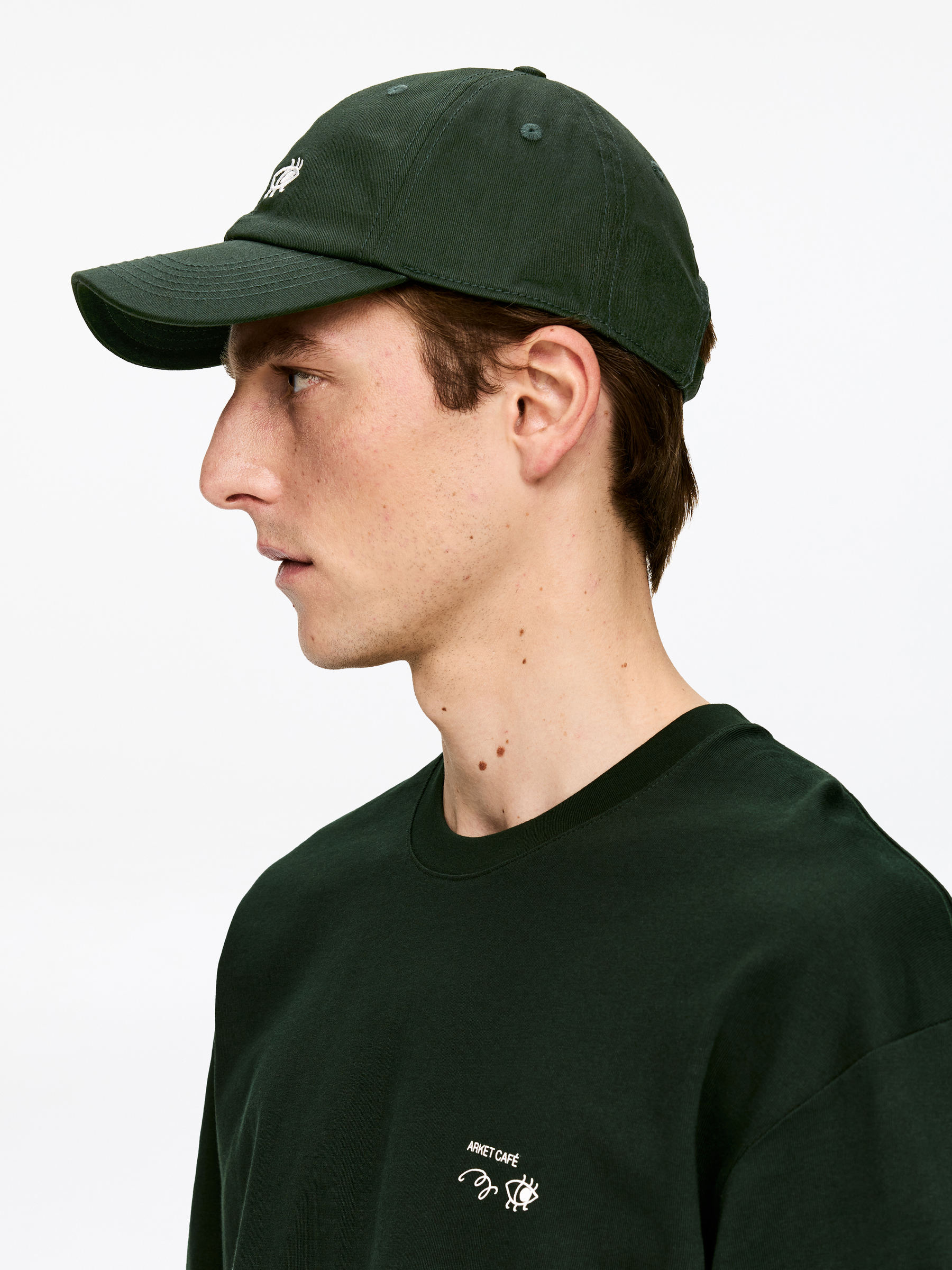 Casquette ARKET CAFÉ - Vert foncé - Café - StillMedia/Lookbook - 1