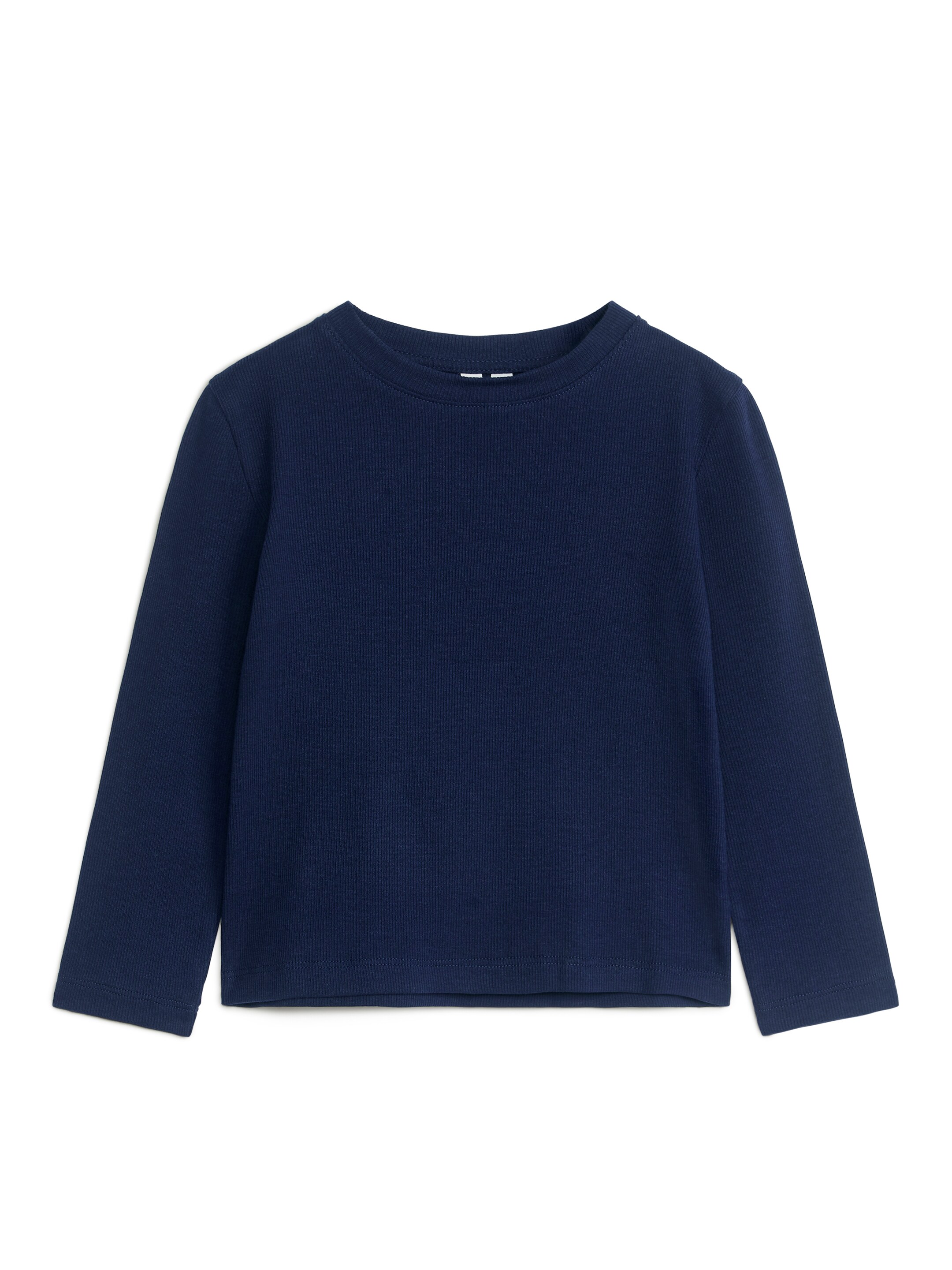 Ribbed Long-Sleeve T-Shirt - Dark Blue - Slim fit - Children - StillMedia/DescriptiveStillLife - 3
