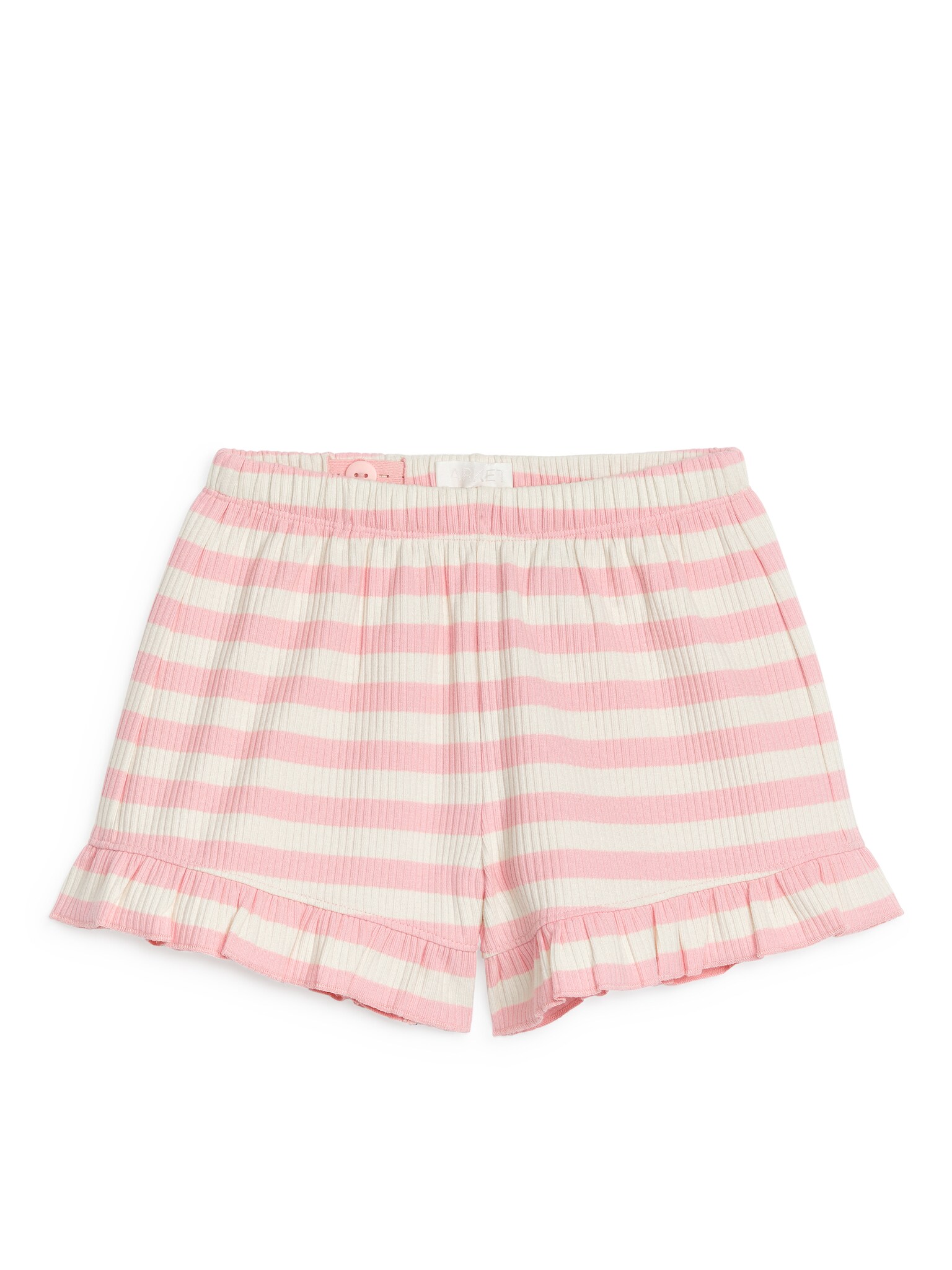 Frill Shorts - White/Pink