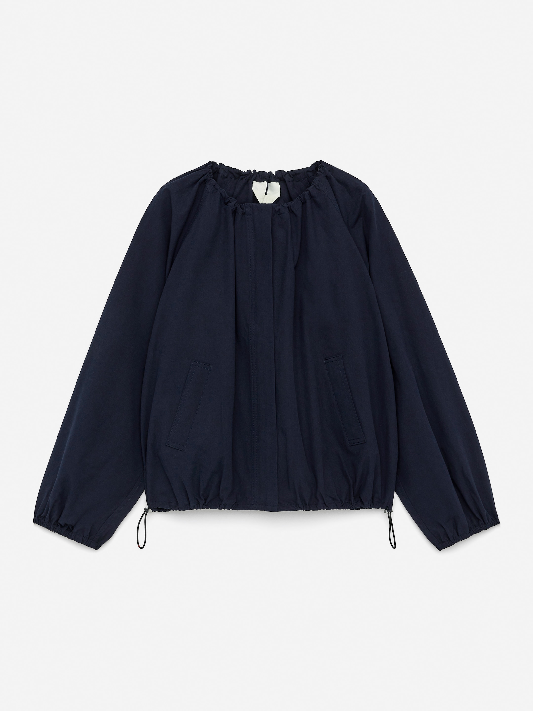 Jacka med bubble hem-#0A041F-15340