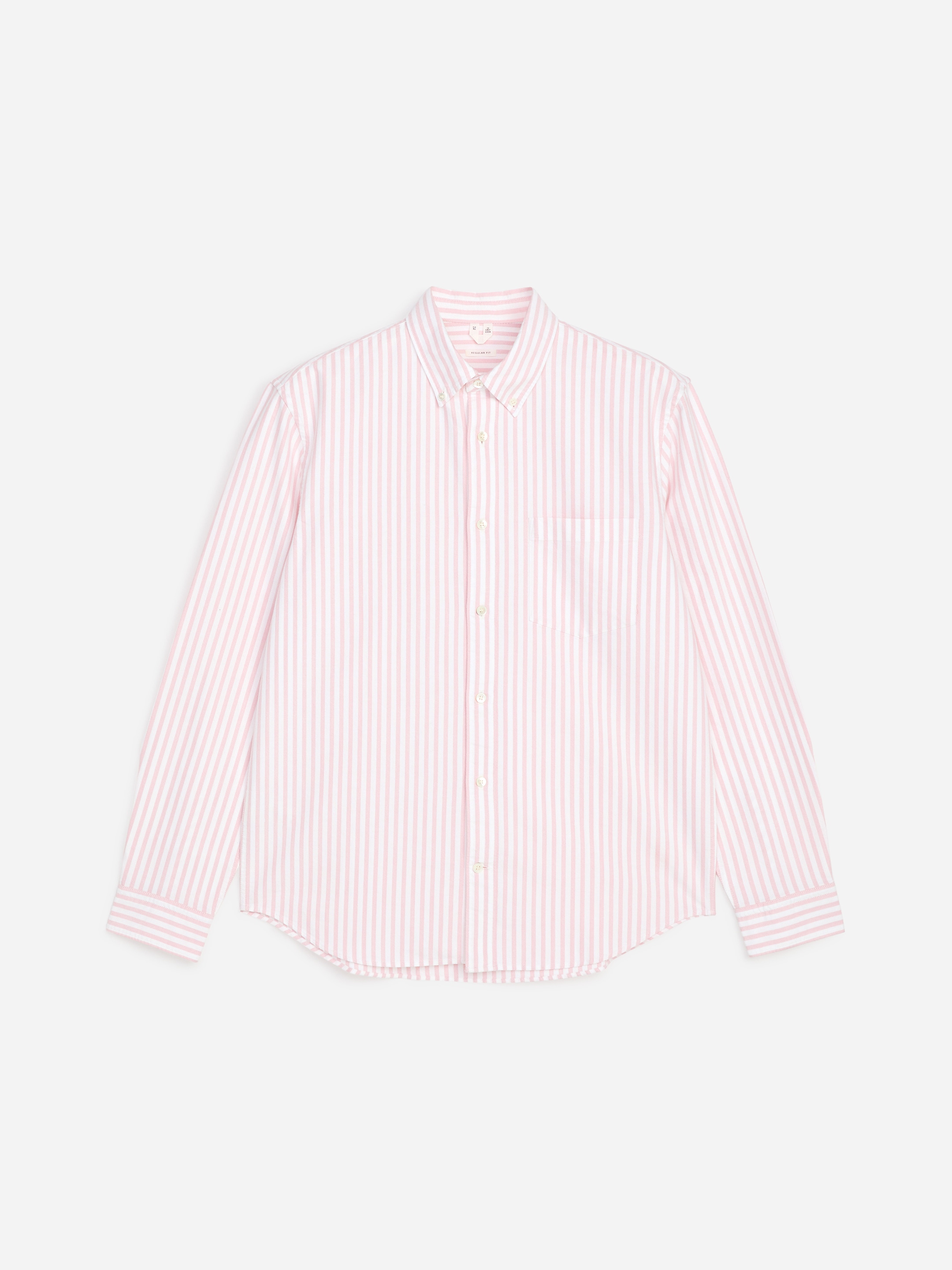 Regular oxfordskjorta - Rosa/vit - Regular fit - Men - StillMedia/DescriptiveStillLife - 1