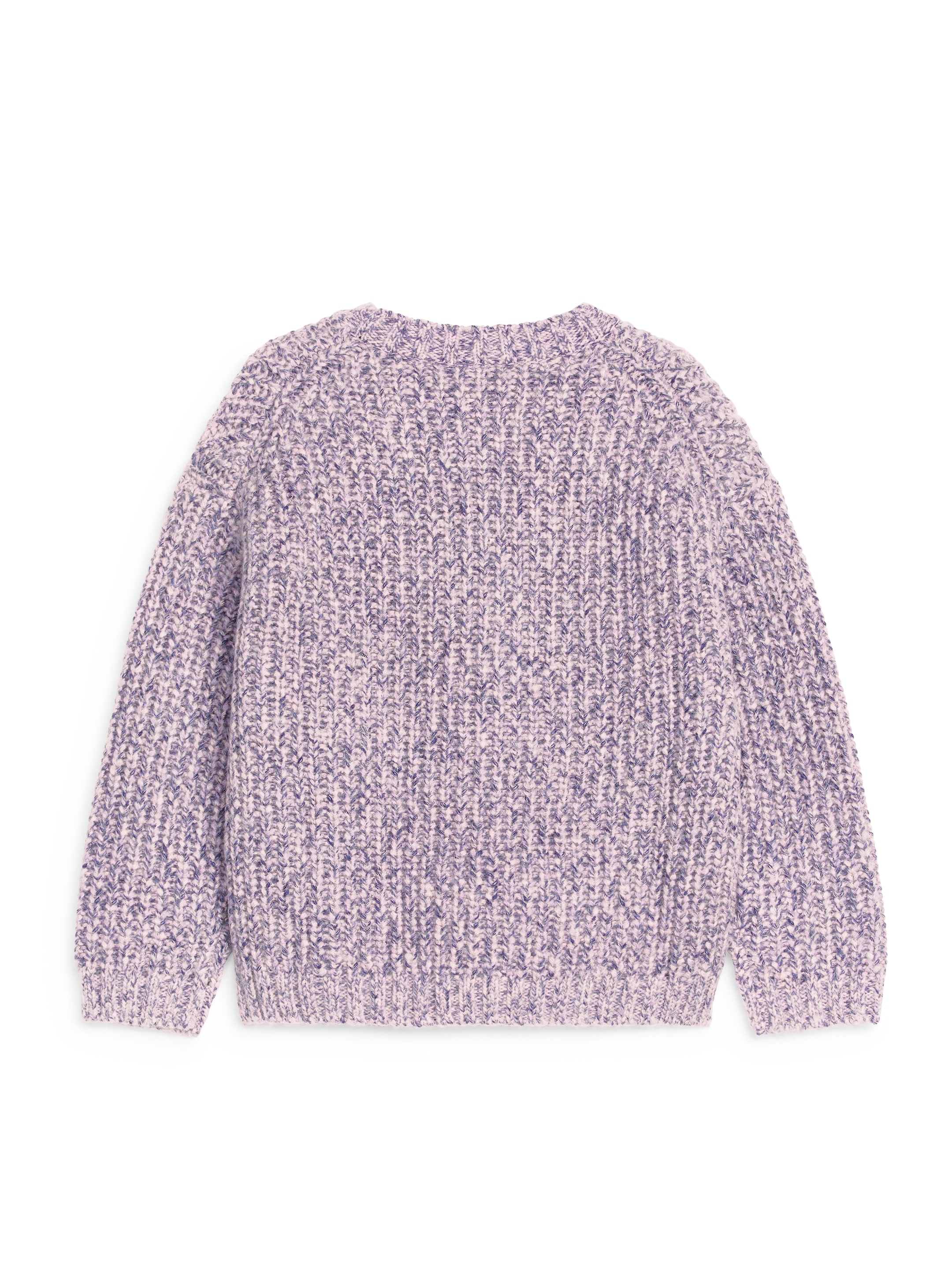 Wollpullover mit Space-Dye-Färbung - Lila - Relaxed Fit - Kinder - StillMedia/DescriptiveStillLife - 3
