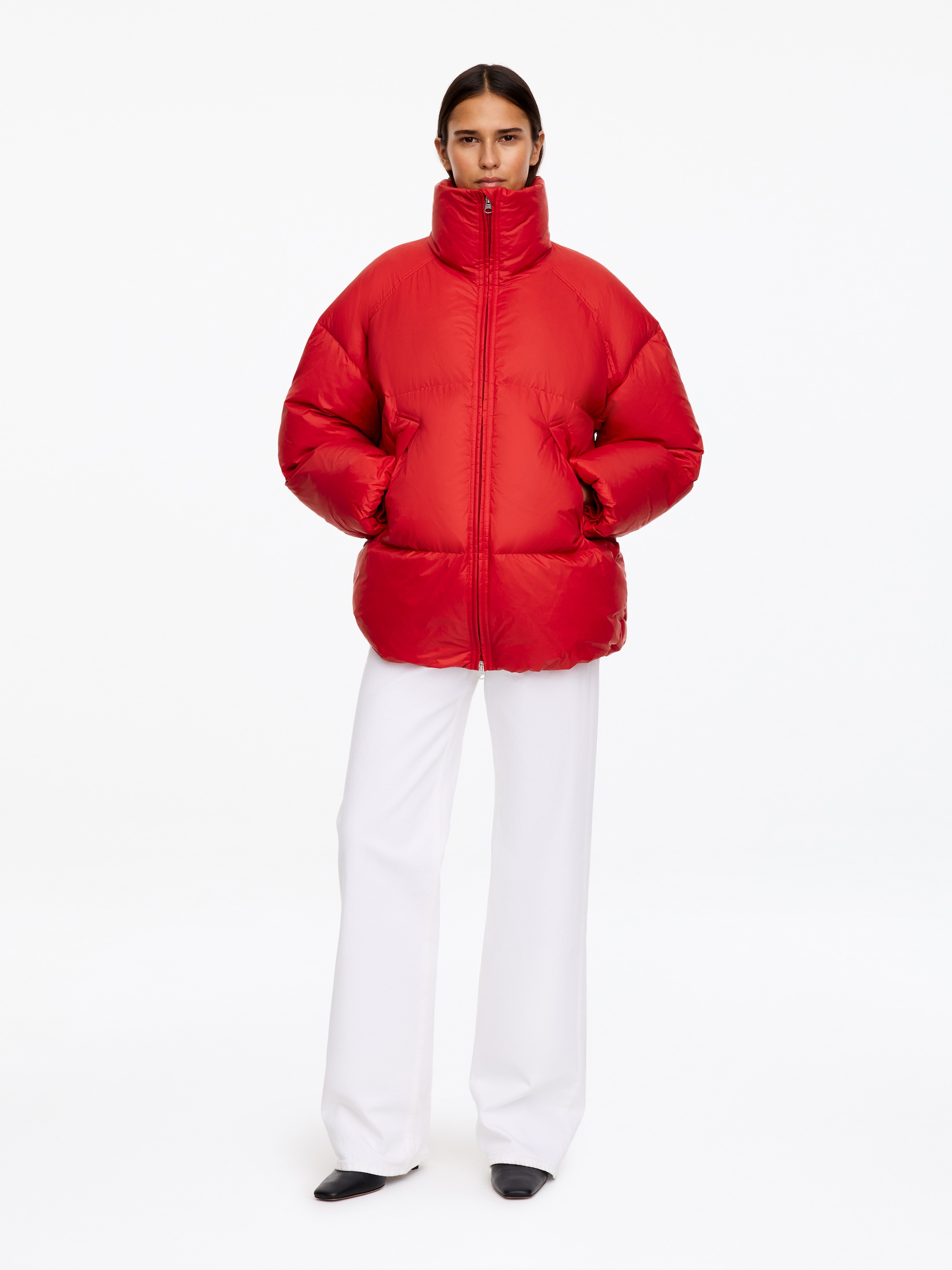 Re:Down® Puffer Jacket-Red-20885
