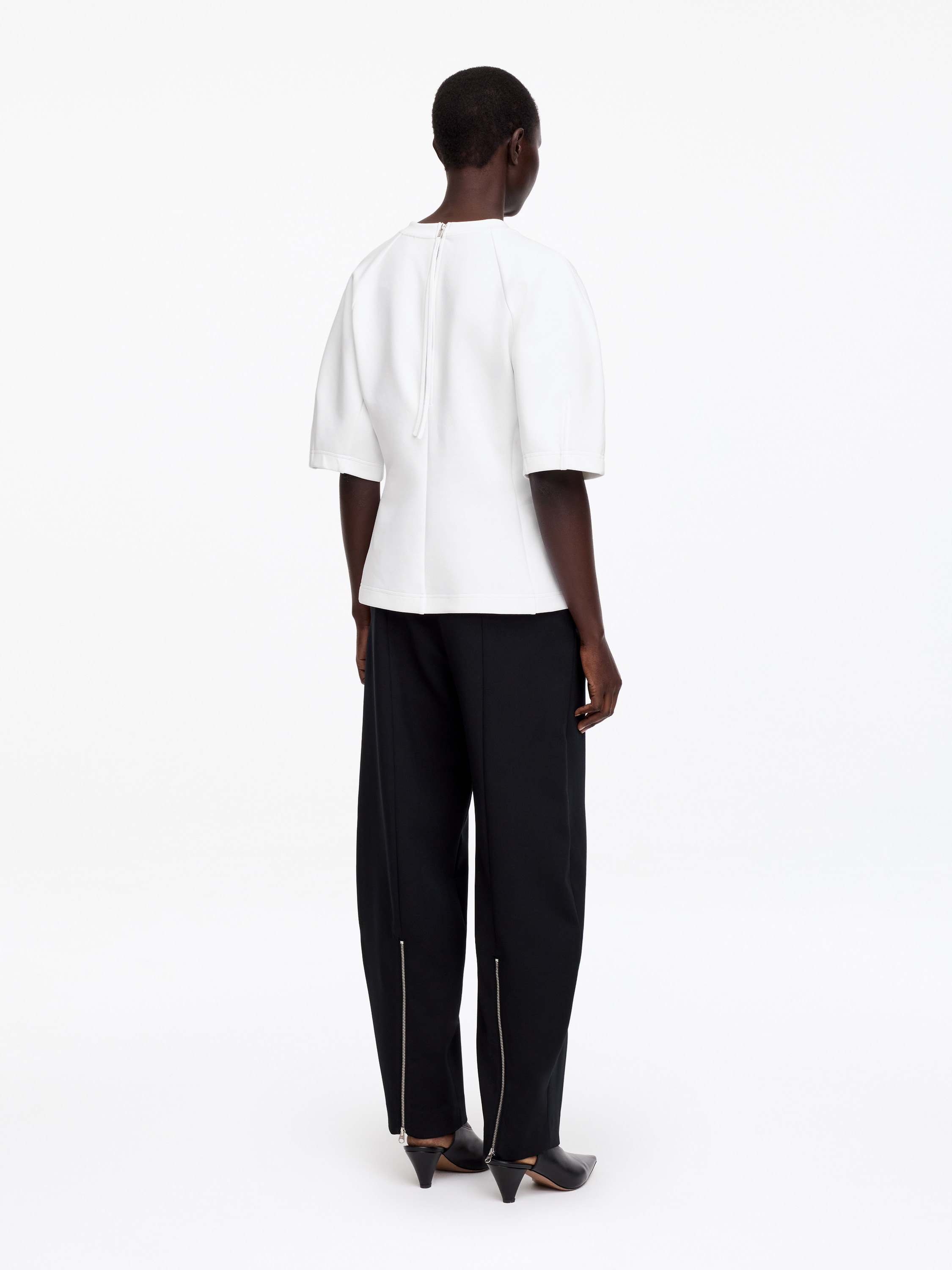 Sculptural Top – White – Women – ARKET NL