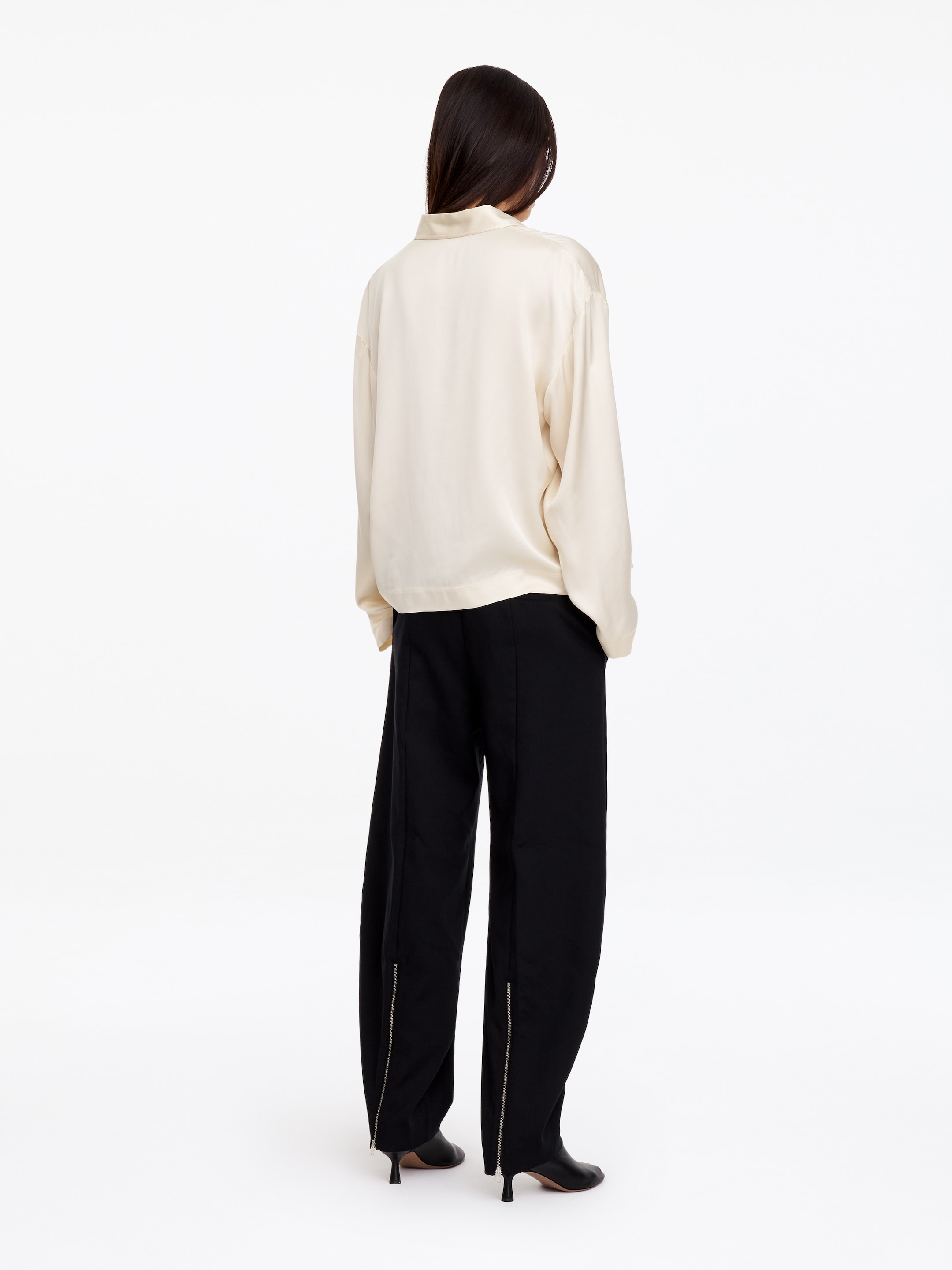 Lockeres Poloshirt - Cremeweiß - Regular Fit - women - StillMedia/Lookbook - 2