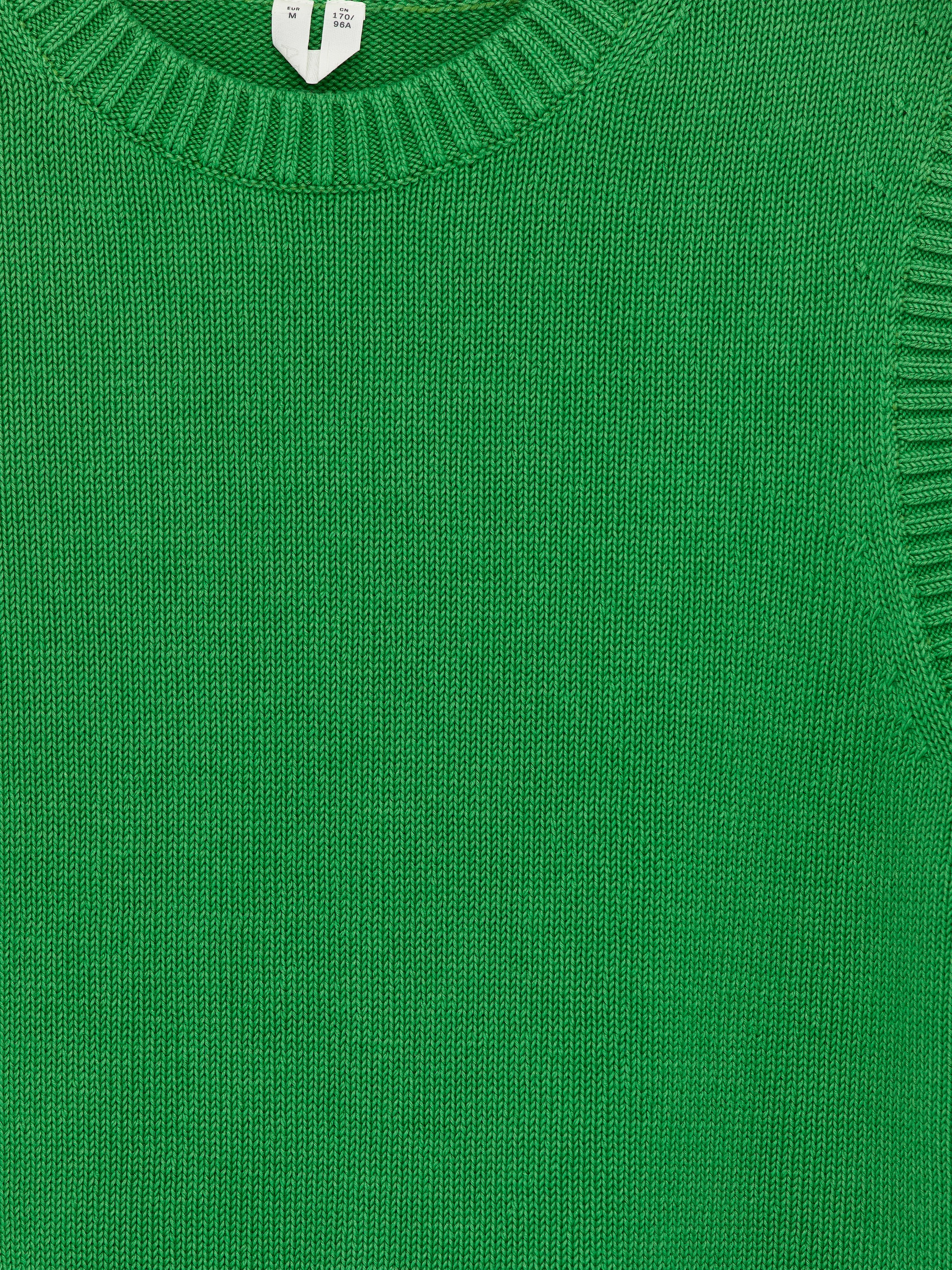 Grotere afbeelding bekijken: Mouwloze katoenen trui - Groen - DAMES | H&M BE 2