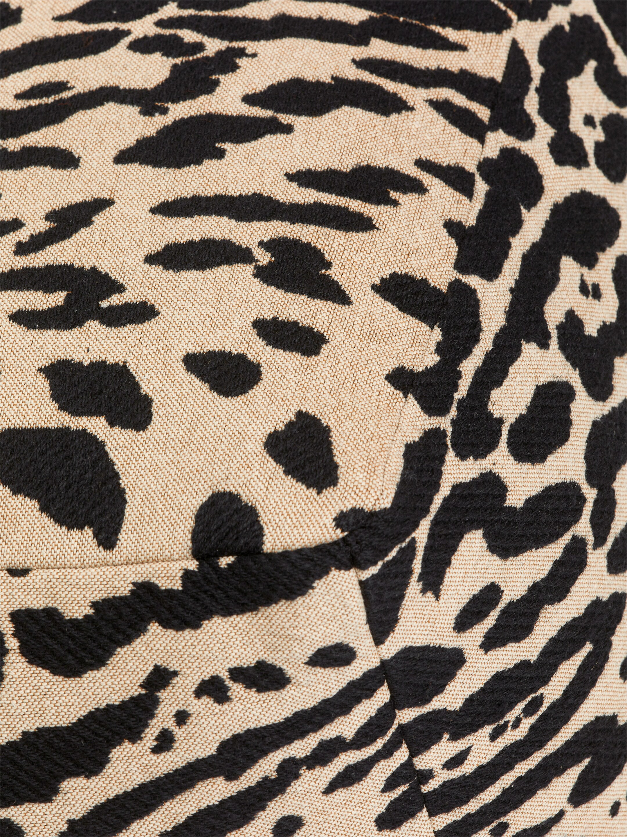 Agrandir l'image: Pouf en laine et coton - Beige/Noir - Home All | H&M FR 3