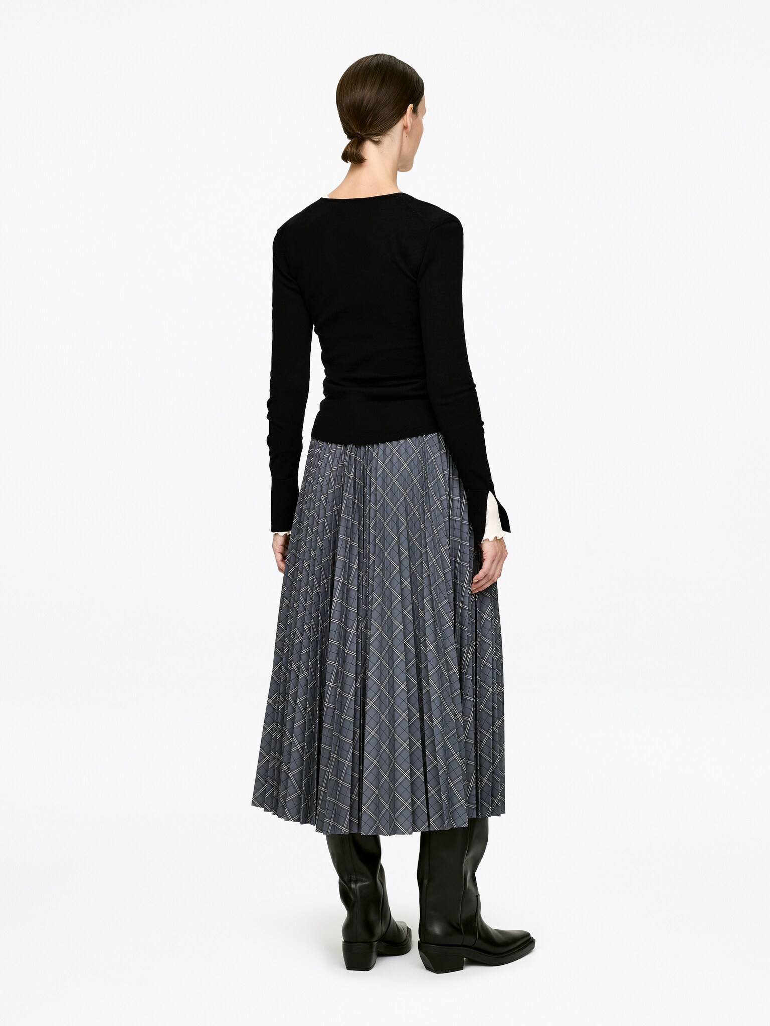 Merino Wool Top - Black - 3