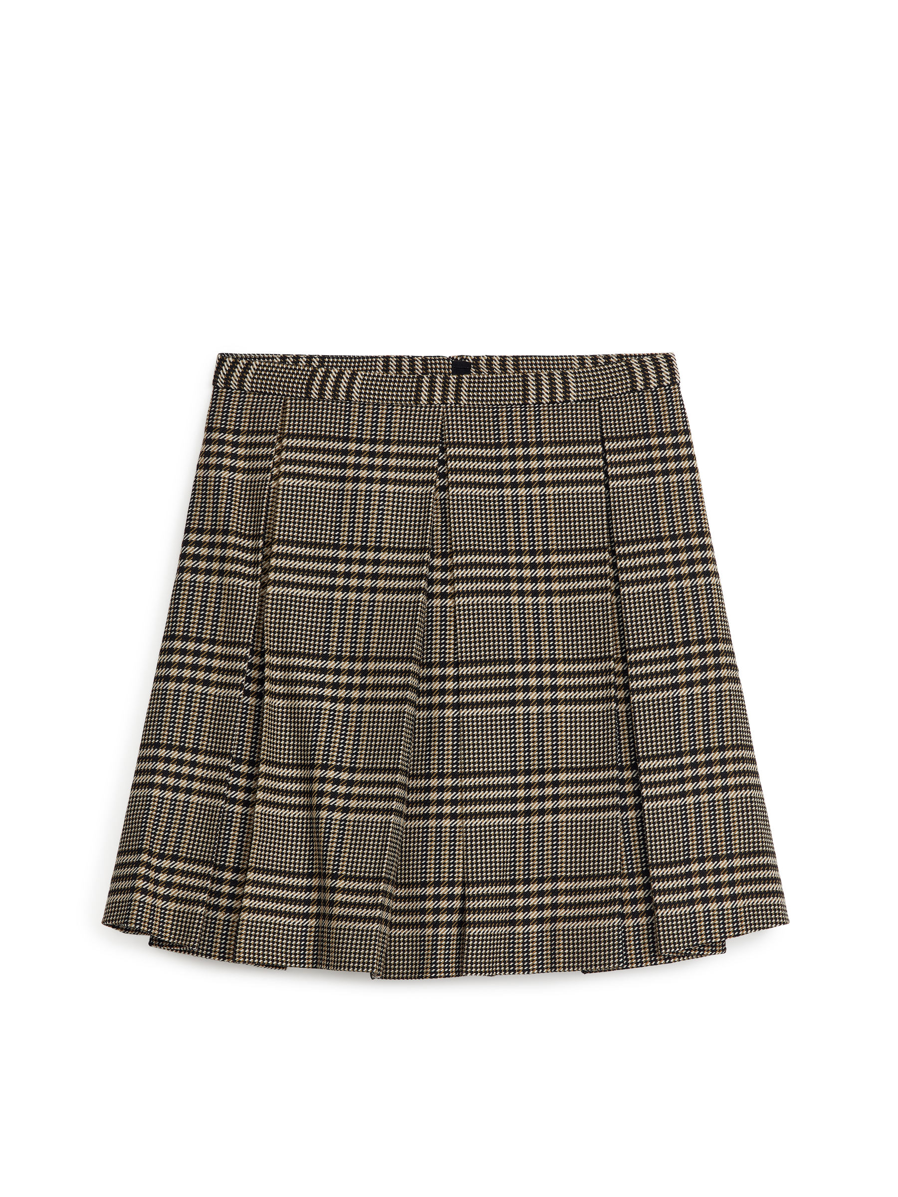 Plissierter Minirock - Beige/Schwarz - Regular Fit - Damen - StillMedia/DescriptiveStillLife - 2