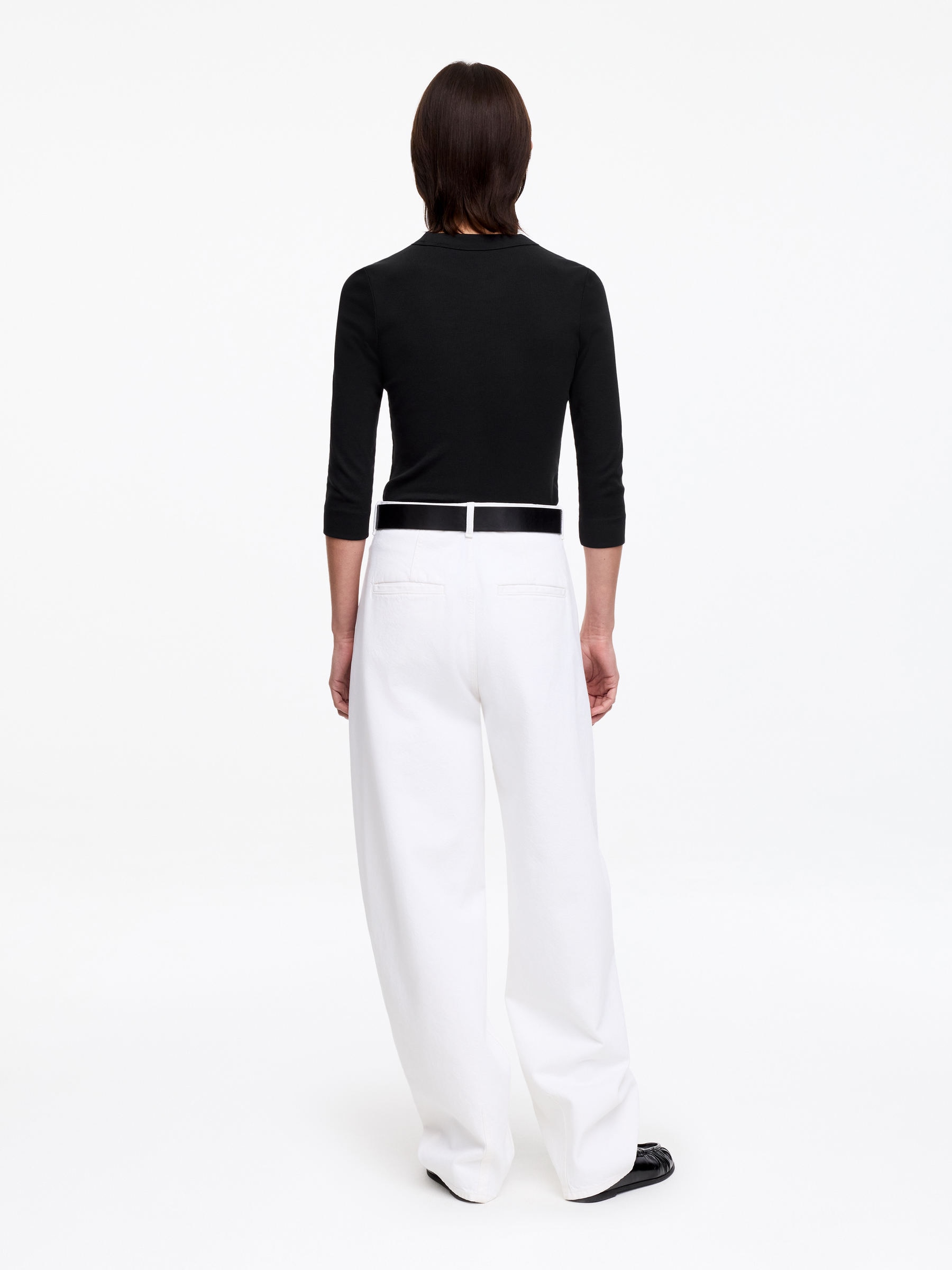 Top de canalé - Negro - Corte ajustado - Women - StillMedia/Lookbook - 6