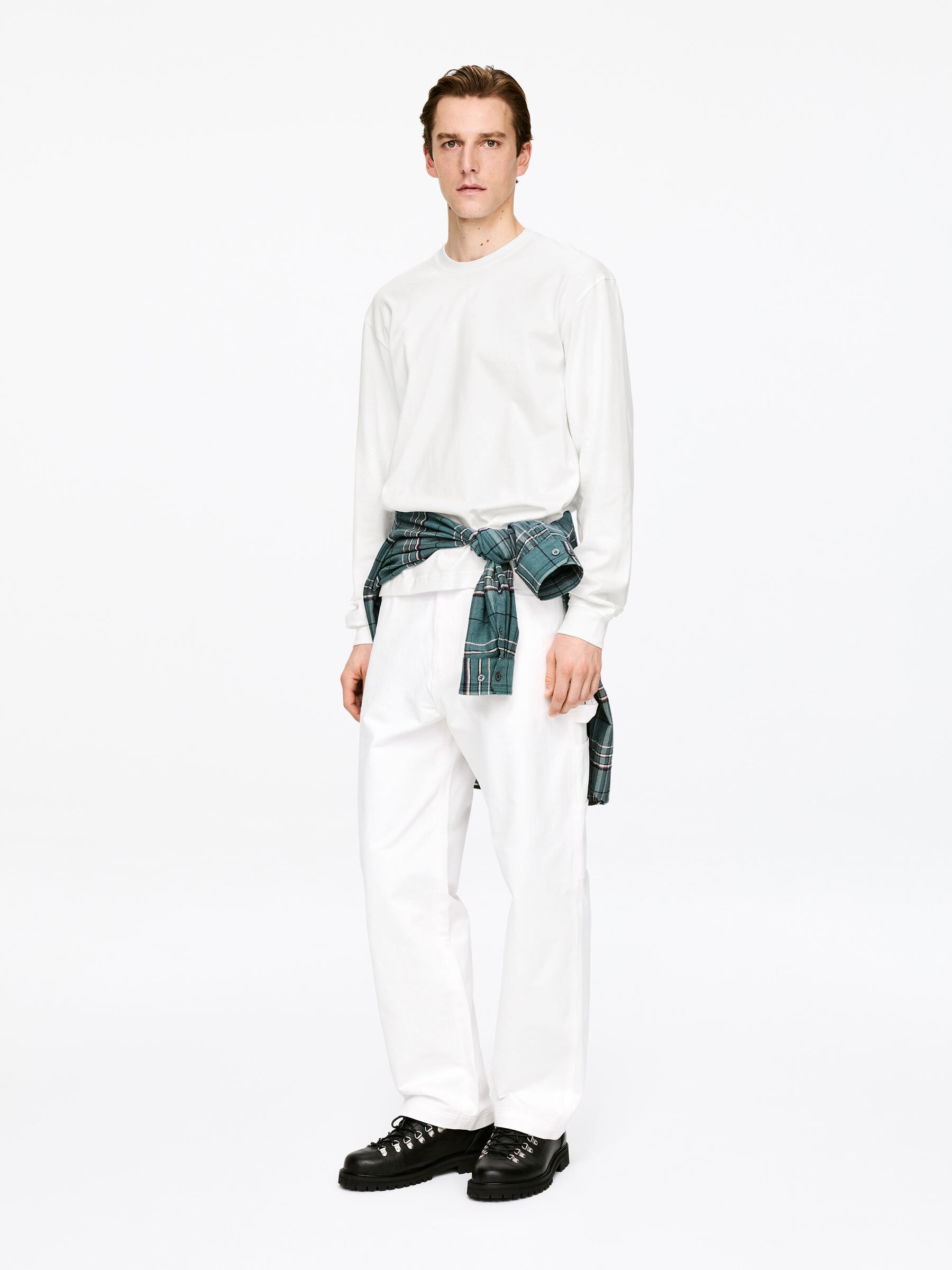 Long-Sleeve T-Shirt - White - Regular fit - Men - StillMedia/Lookbook - 24