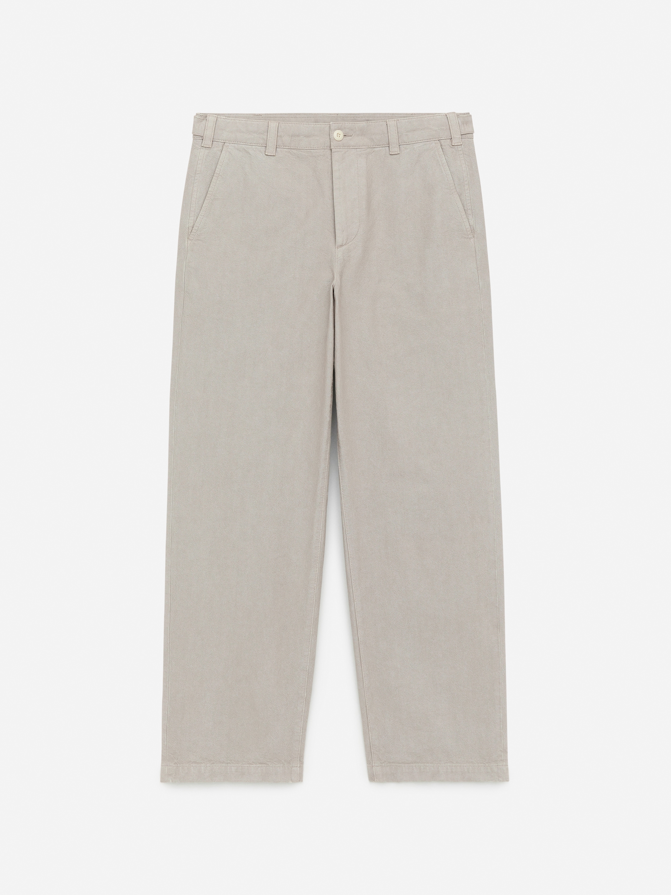 Pantalon décontracté en toile - Mastic - Relaxed fit - Homme - StillMedia/DescriptiveStillLife - 2