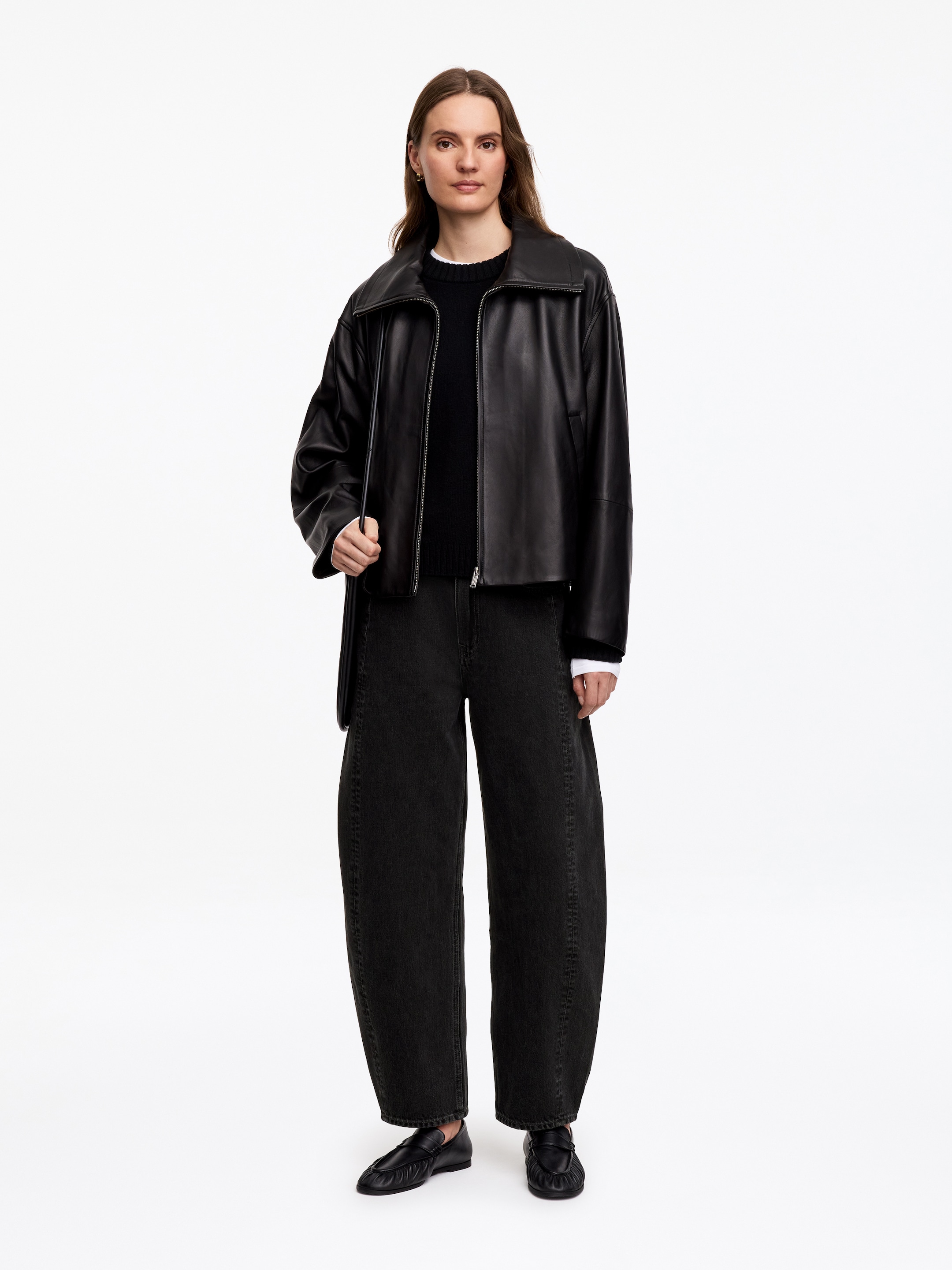 Vaqueros de pernera barril BLOOM - Negro - Corte relajado - Women - StillMedia/Lookbook - 10