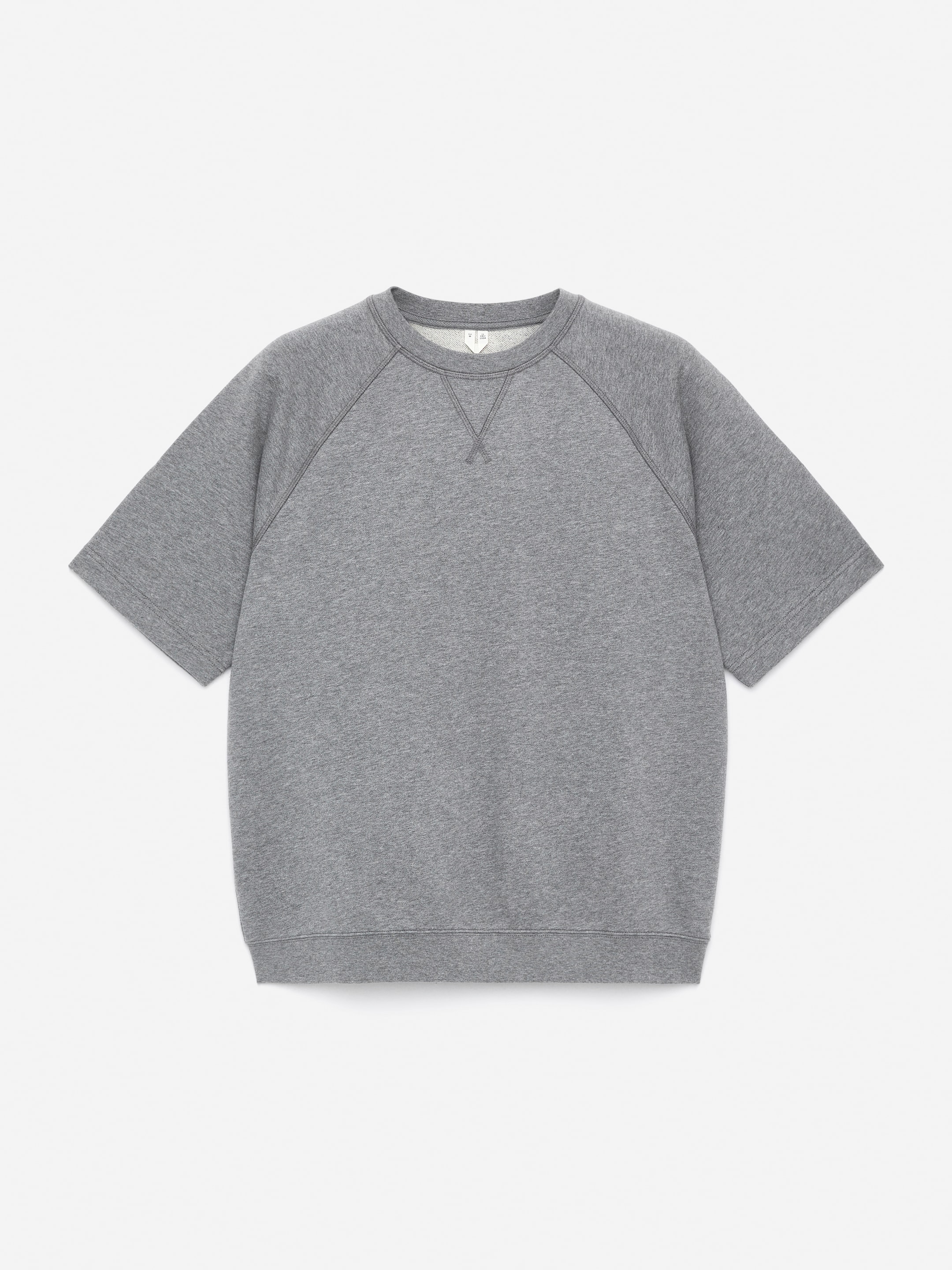 Short-Sleeve Sweatshirt - Grey Melange - Regular fit - Men - StillMedia/DescriptiveStillLife - 1