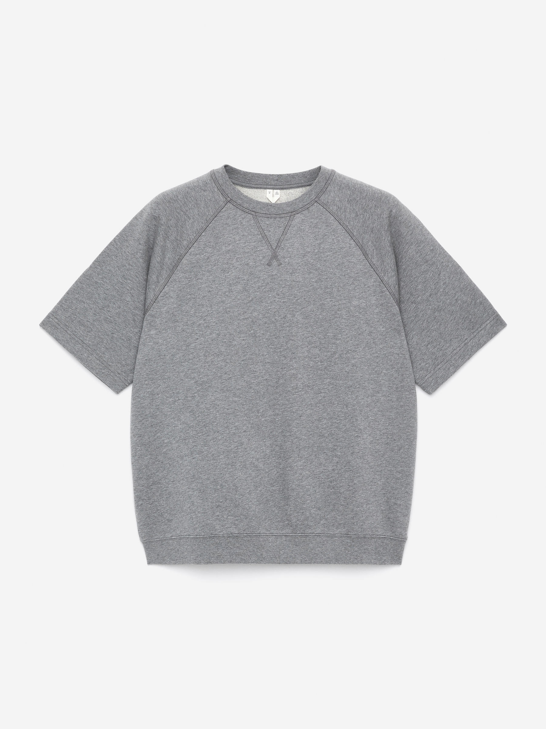 Short-Sleeve Sweatshirt - Grey Melange - Regular fit - Men - StillMedia/DescriptiveStillLife - 1