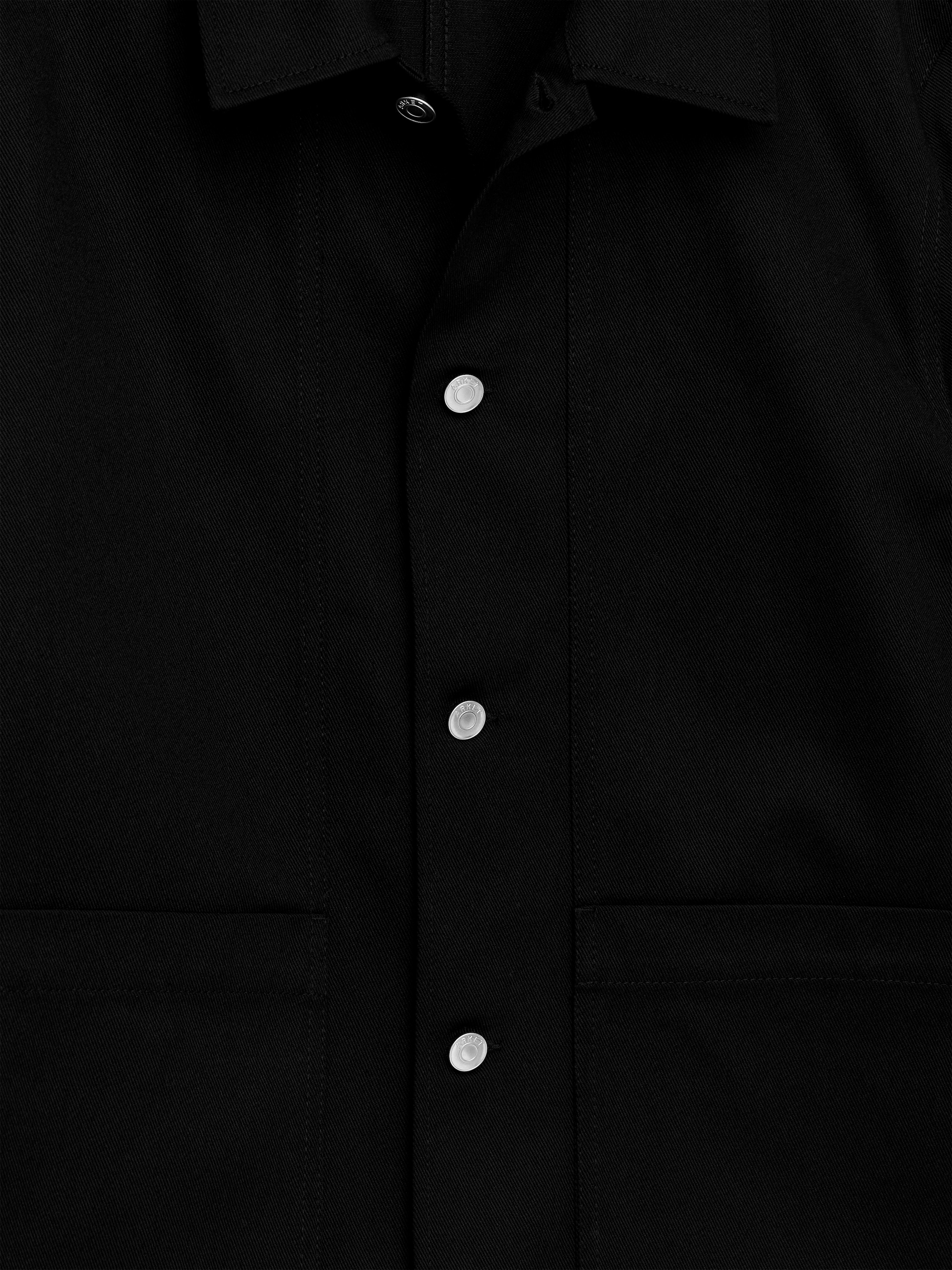 Twill Shirt - Black - Regular fit - Men - StillMedia/DescriptiveDetail - 1