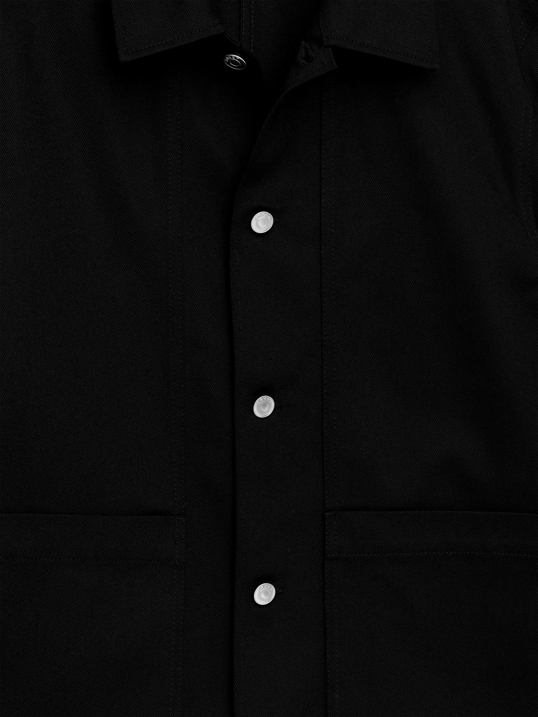 Twill Shirt - Black - Regular fit - Men - StillMedia/DescriptiveDetail - 1