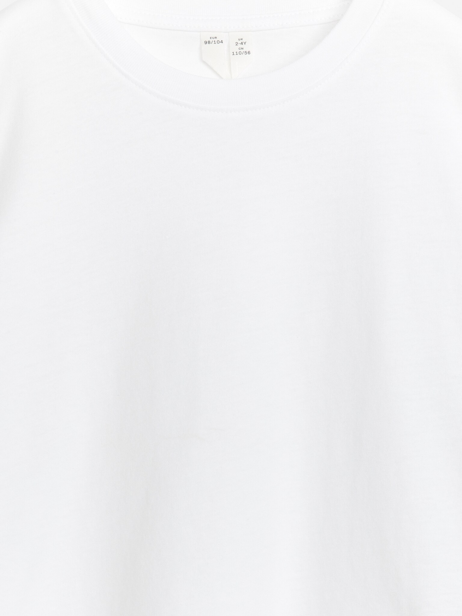 Crew-Neck T-Shirt - White/Grey Melange - 3