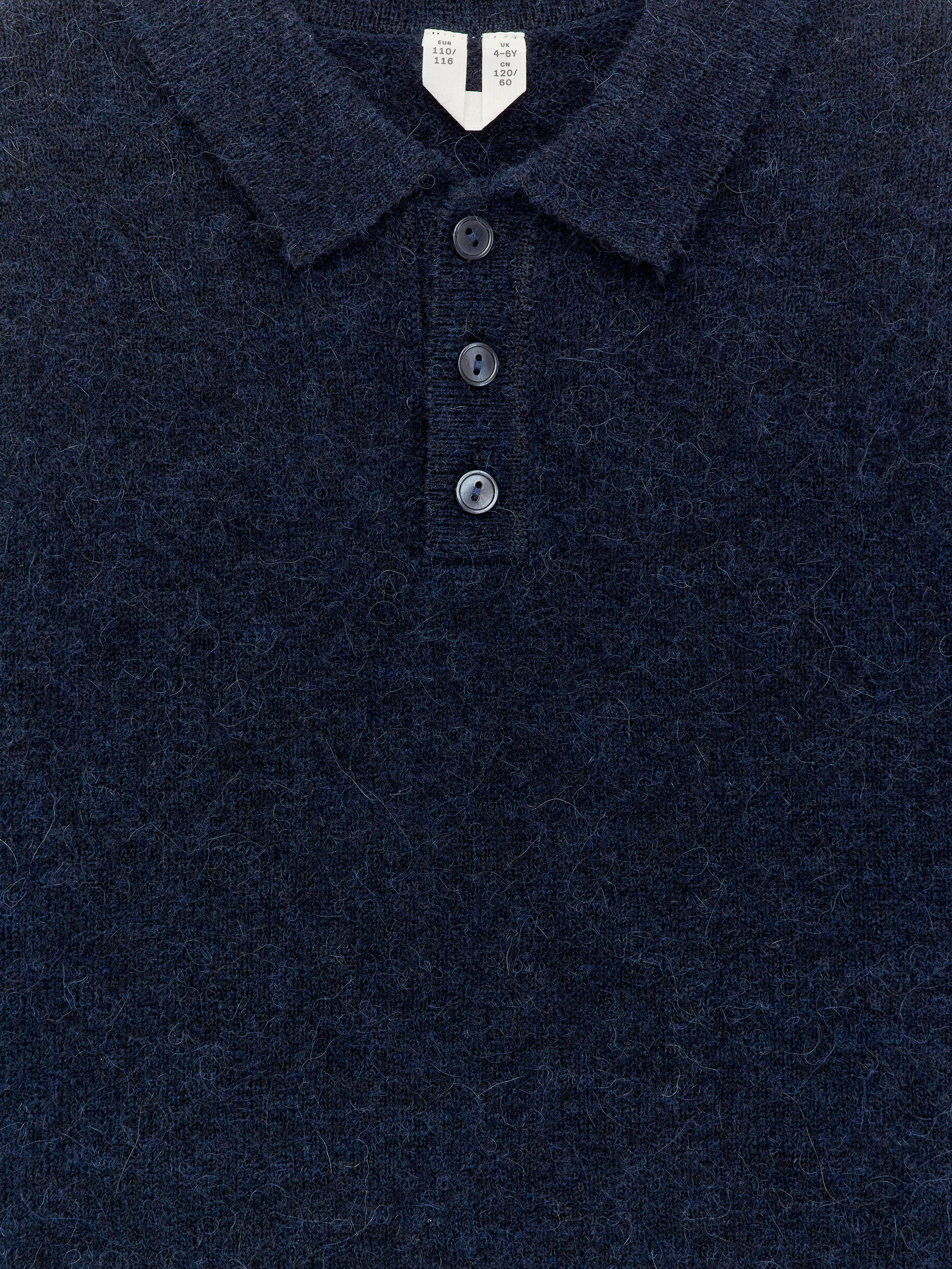 Polo en mélange de laine et d'alpaga - Bleu foncé - Regular fit - Enfant - StillMedia/DescriptiveDetail - 1