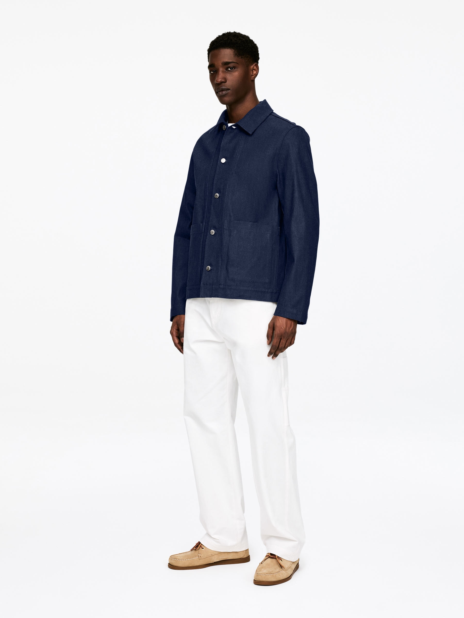 Denim Workwear Jacket - Blue - Relaxed fit - Men - StillMedia/Lookbook - 6