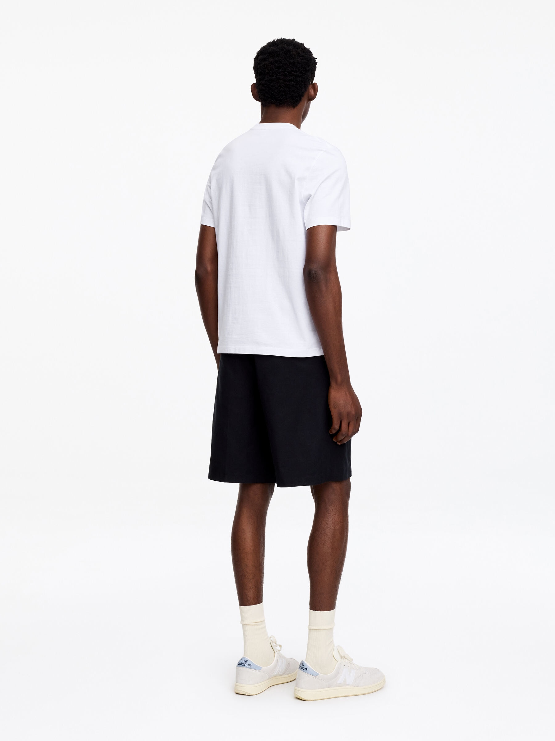 Regular Mid Weight T-Shirt, Set of 3 - White - Regular fit - Men - StillMedia/Lookbook - 5