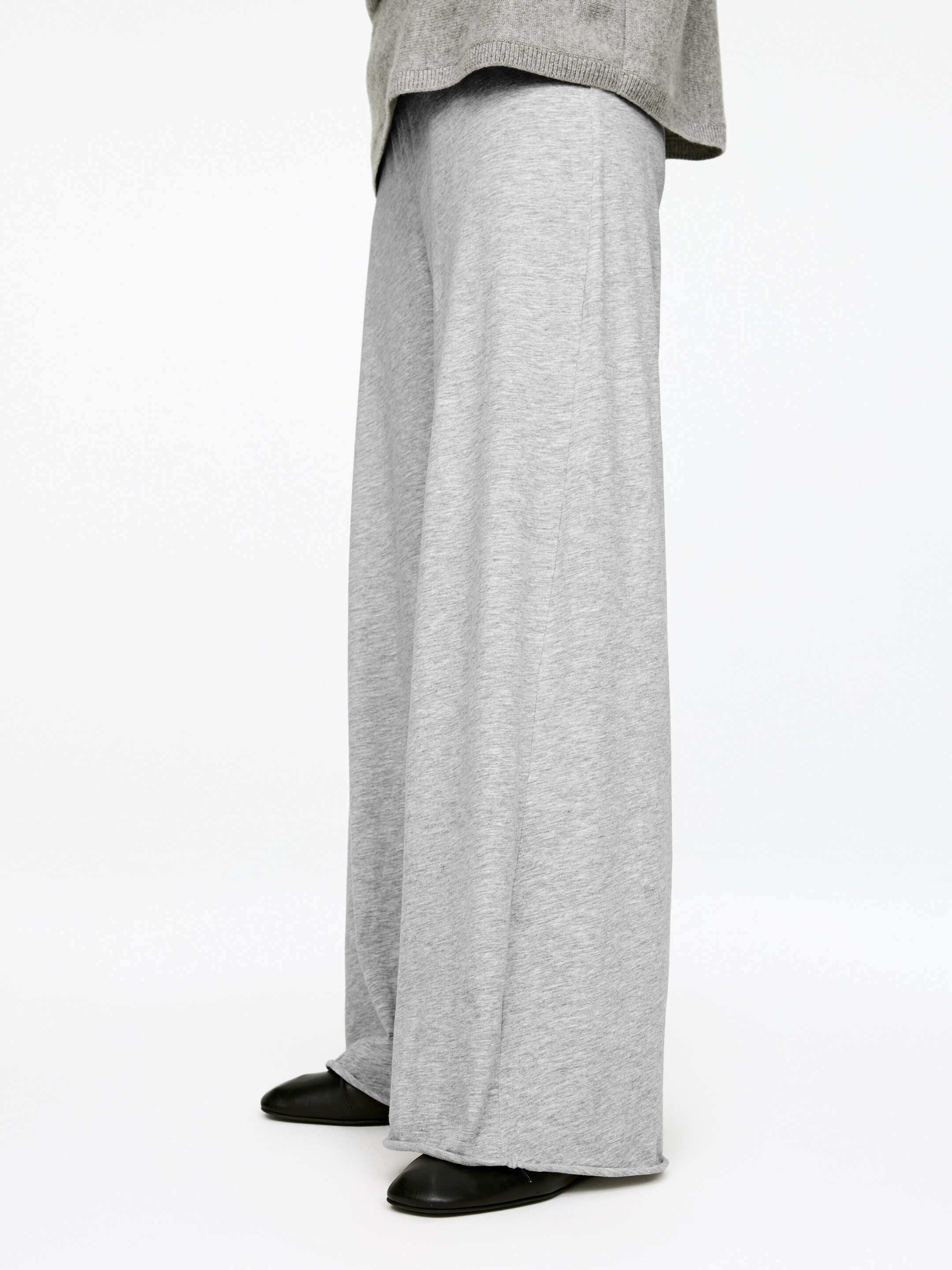 Ingrandisci l'immagine: Cotton Trousers - Grey Melange - DONNA | H&M CH 2