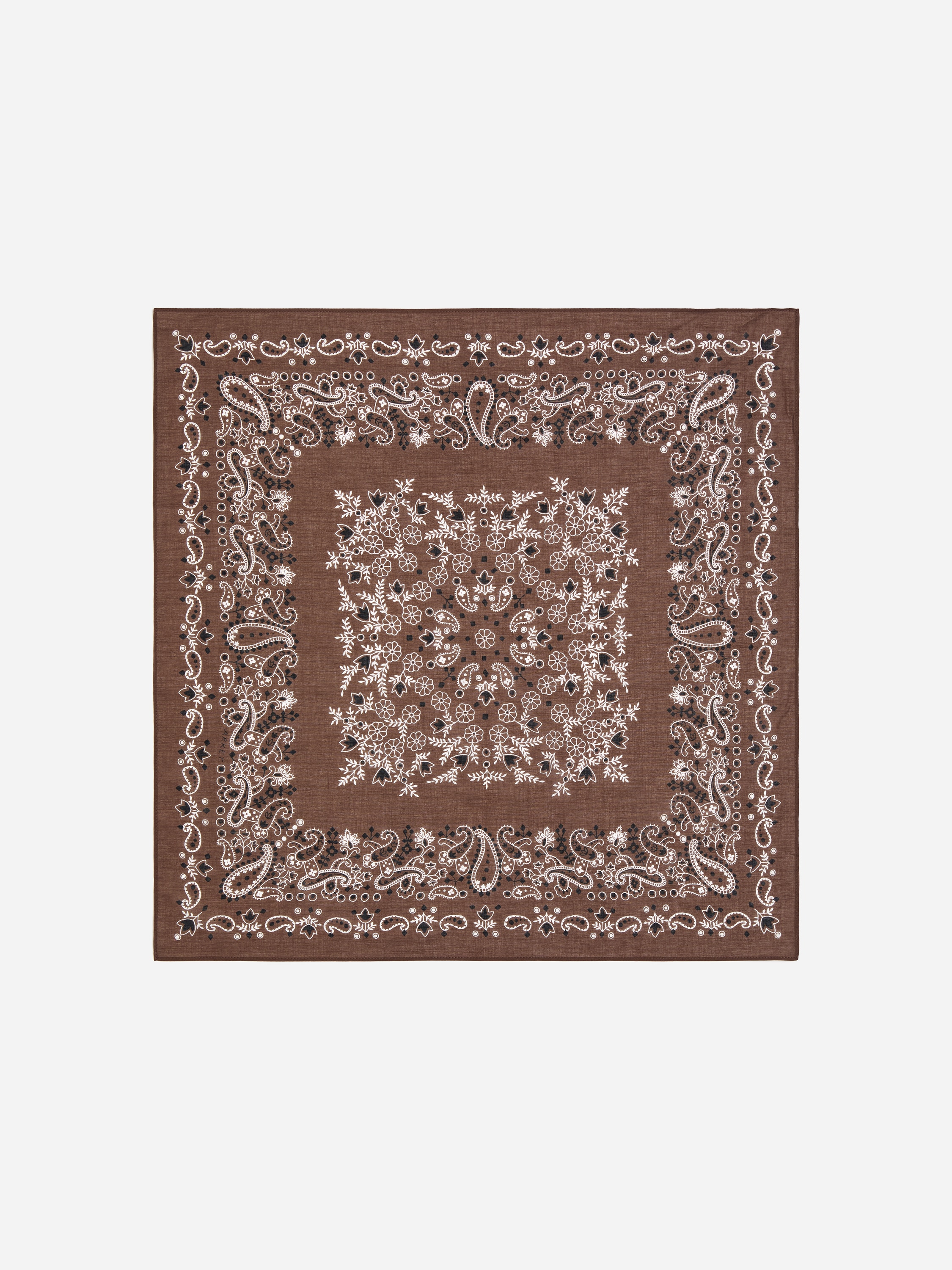 Cotton Scarf - Mole/Red/Blue