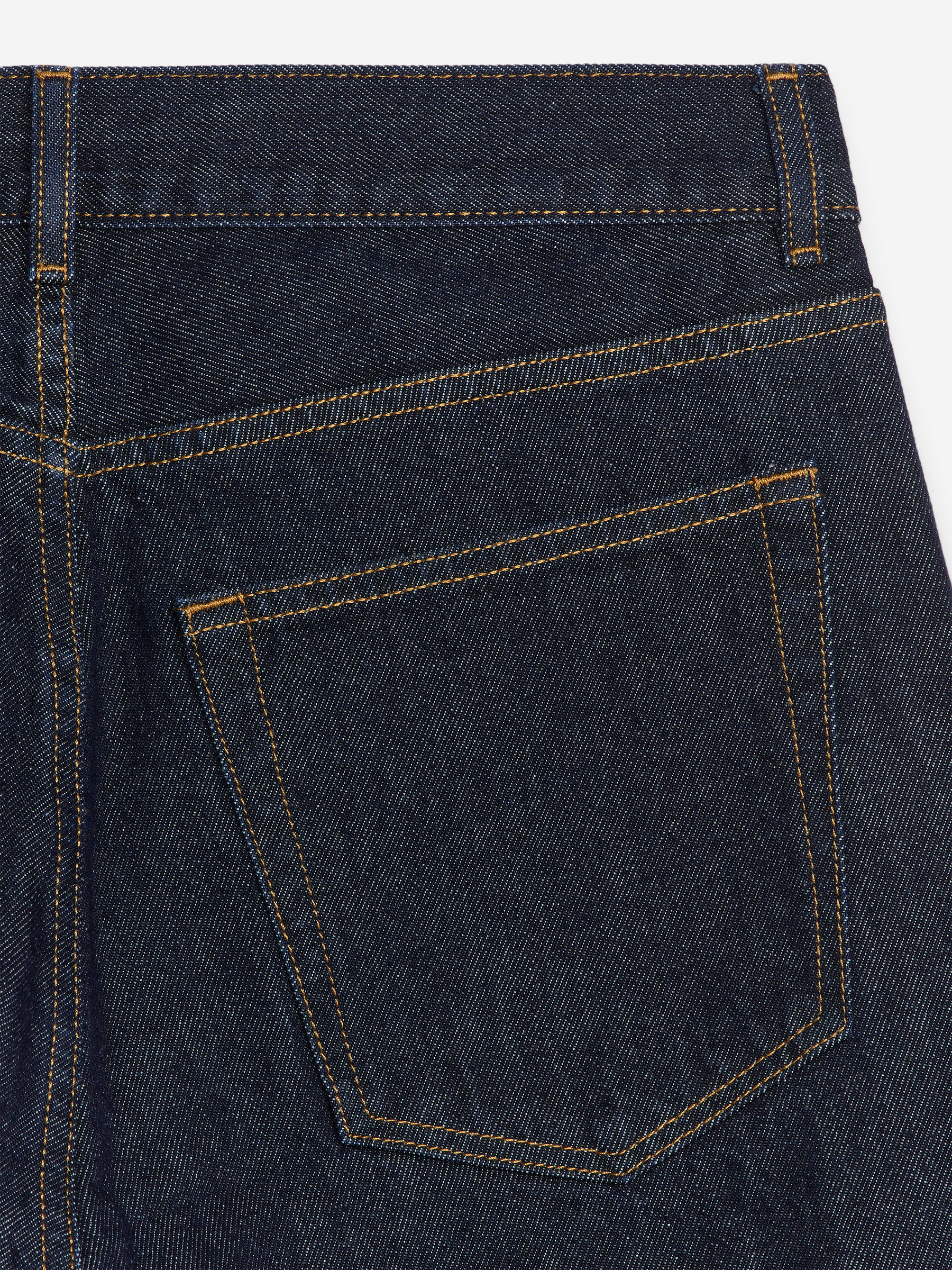 OCEAN Loose Straight Jeans - Dark Blue - Loose fit - Men - StillMedia/DescriptiveDetail - 1
