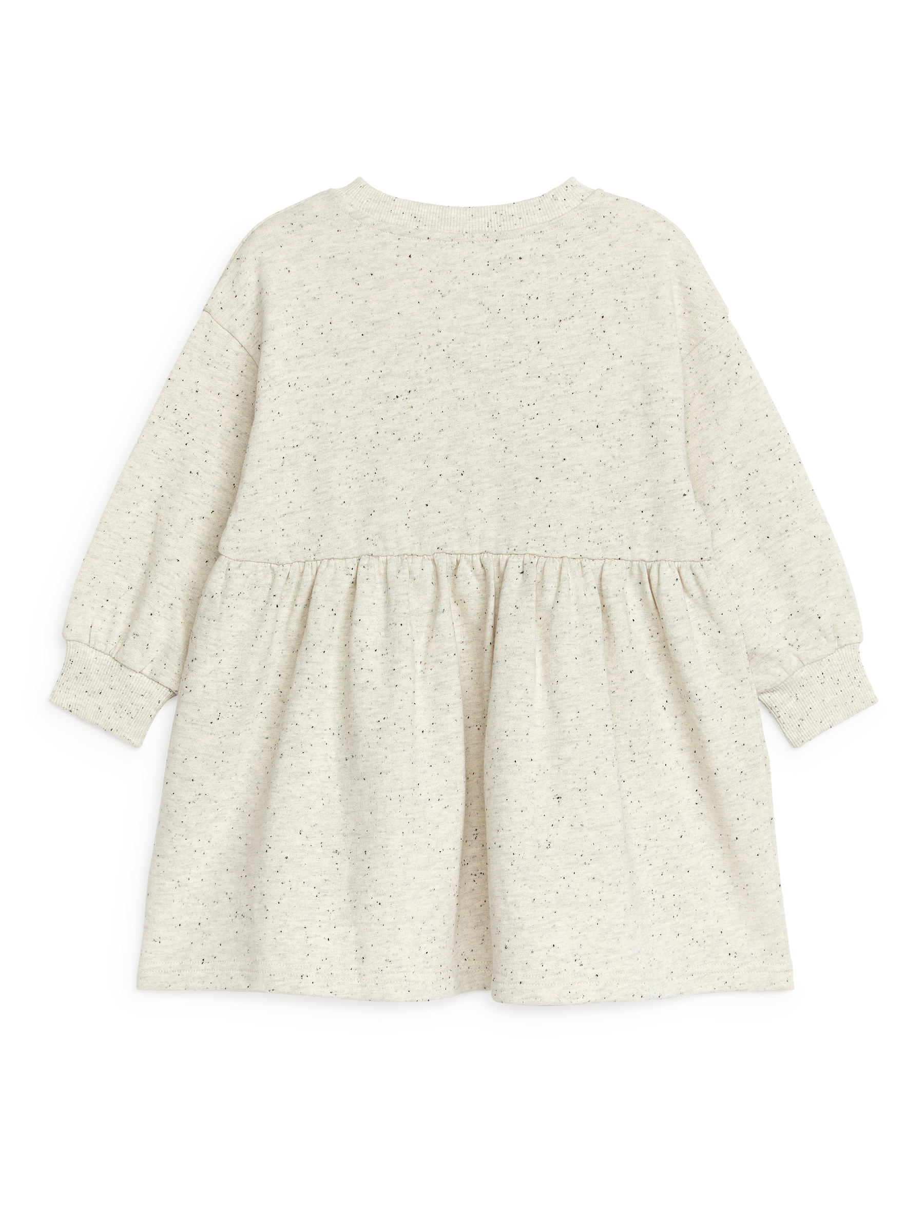 Oversized Sweatshirt Dress - Off White/Neps - Oversized - Children - StillMedia/DescriptiveStillLife - 1