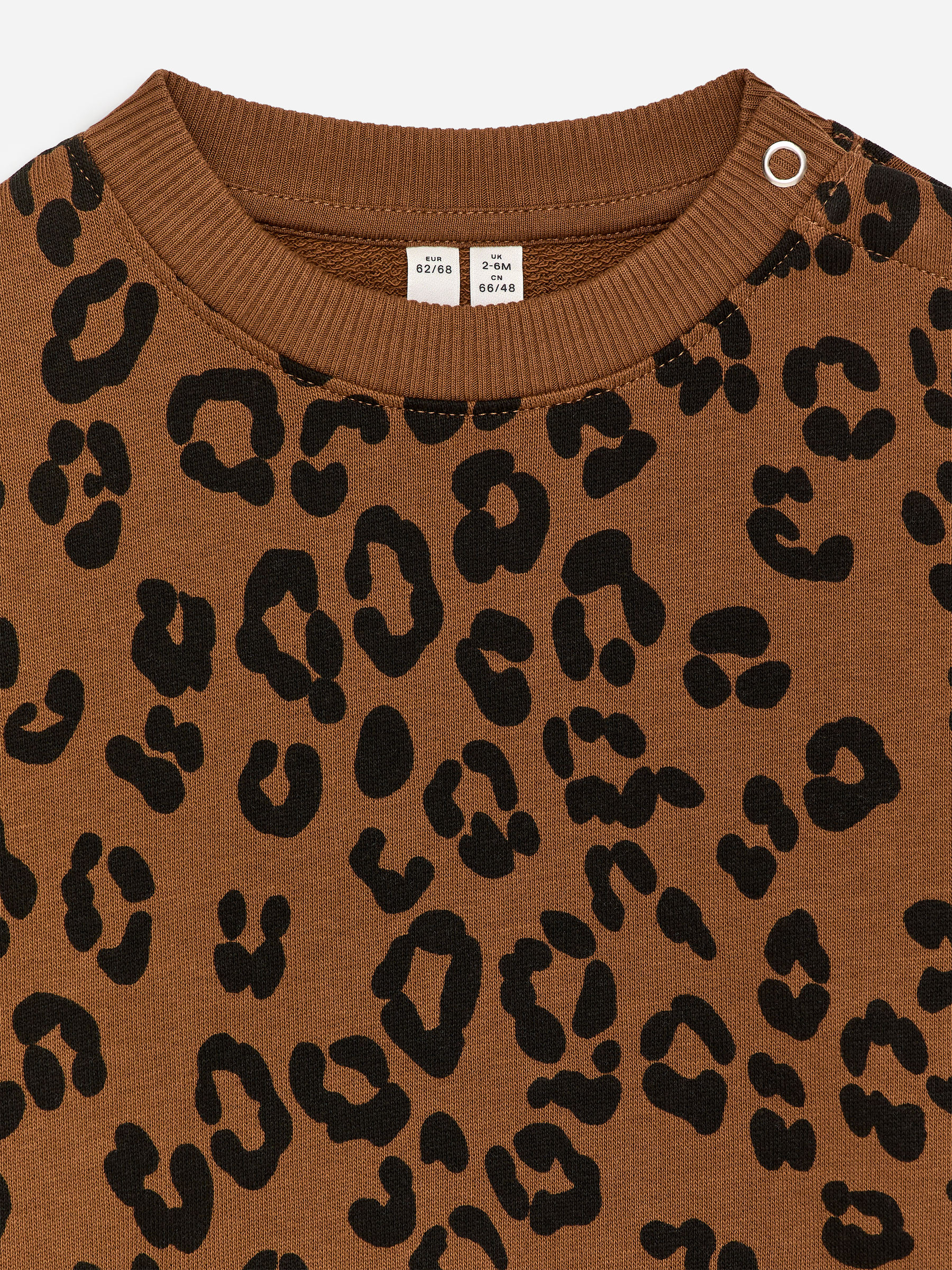 Cotton Sweatshirt - Brown/Black - Loose fit - Children - StillMedia/DescriptiveDetail - 2